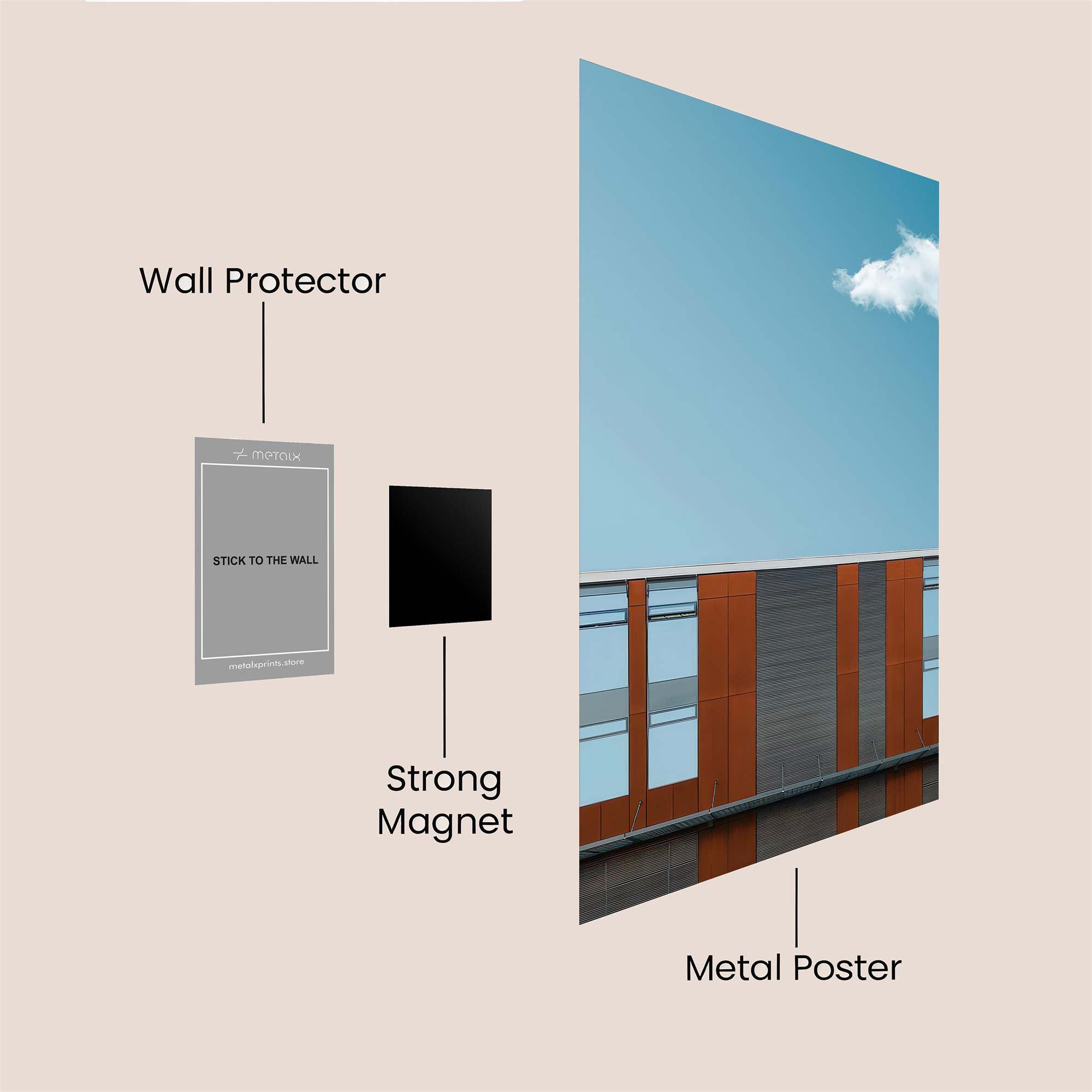Building Serenity Safe Wall Magnetic / M