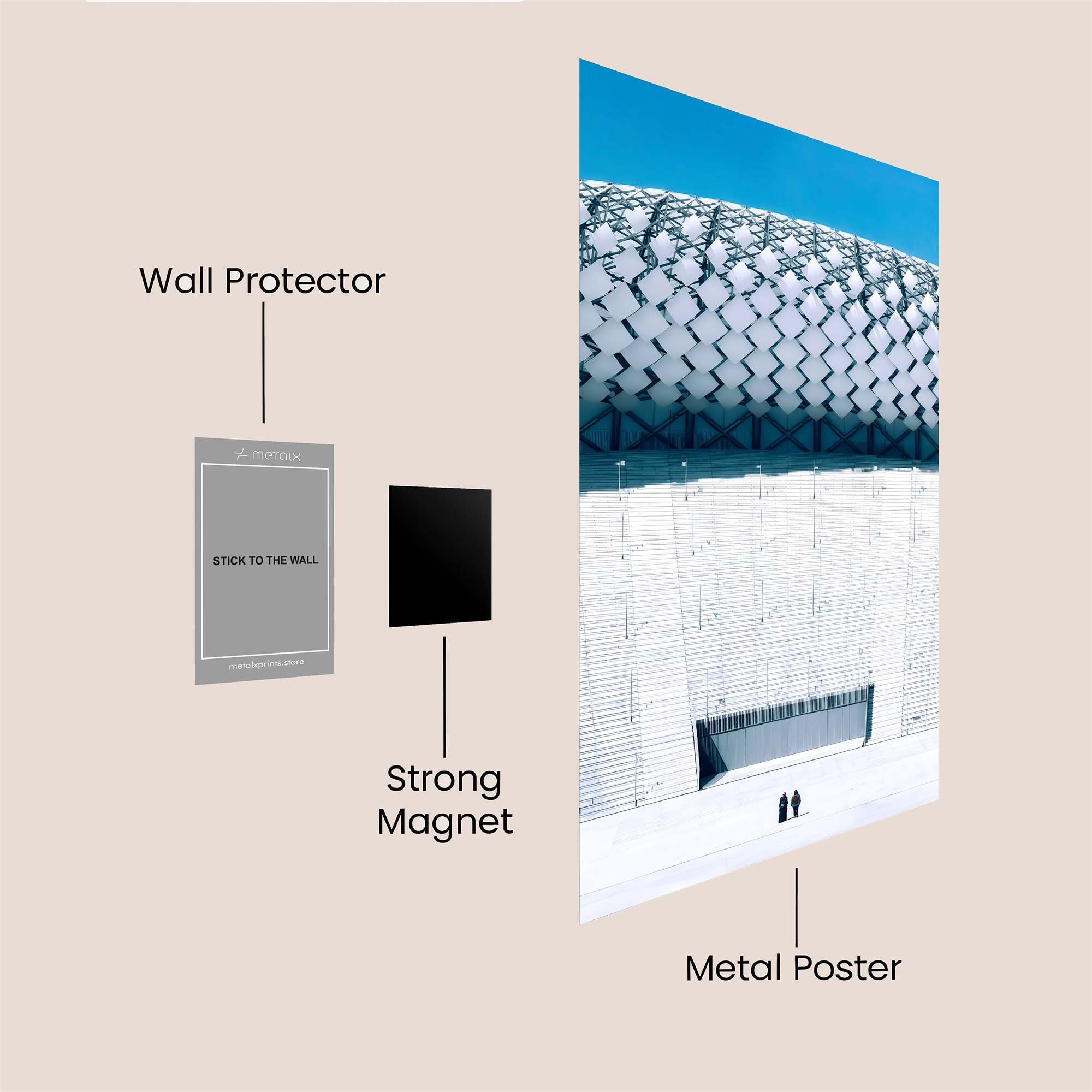 Sphere Serenity Safe Wall Magnetic / M
