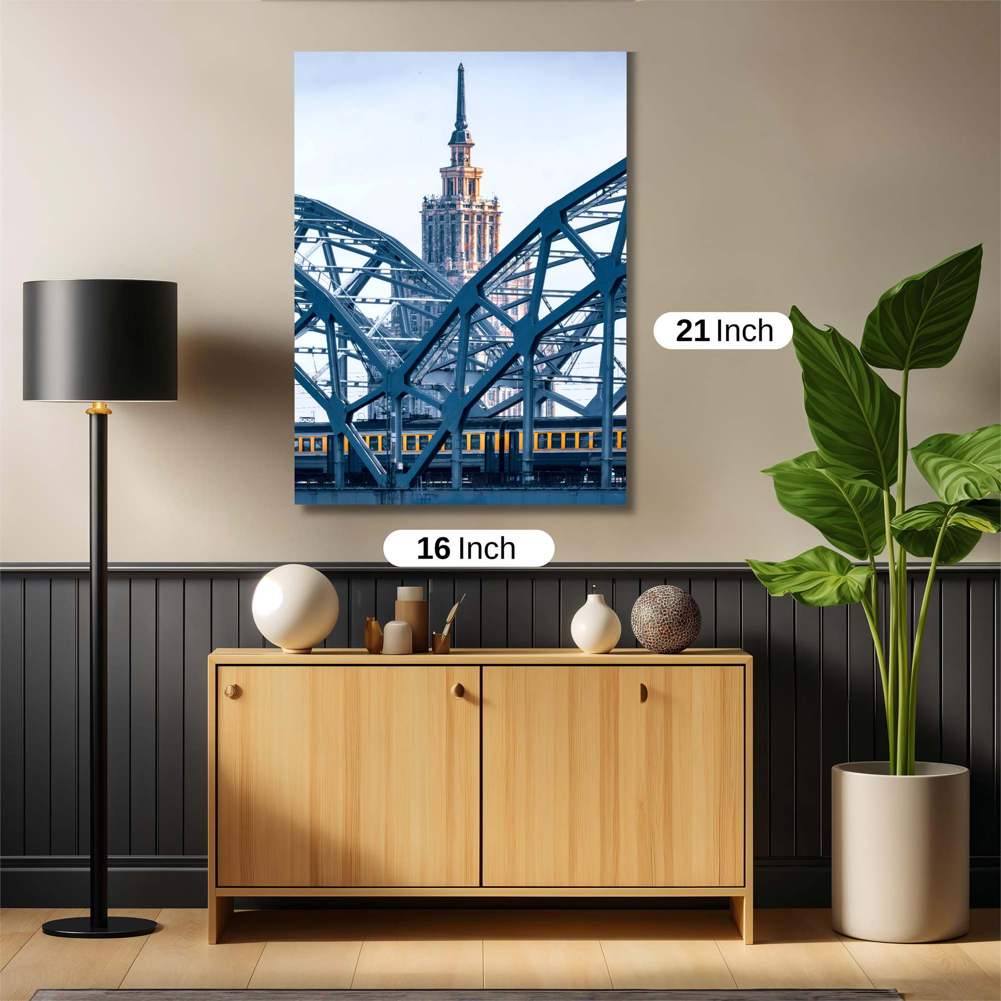 Skyscraper Serenity Safe Wall Magnetic / M