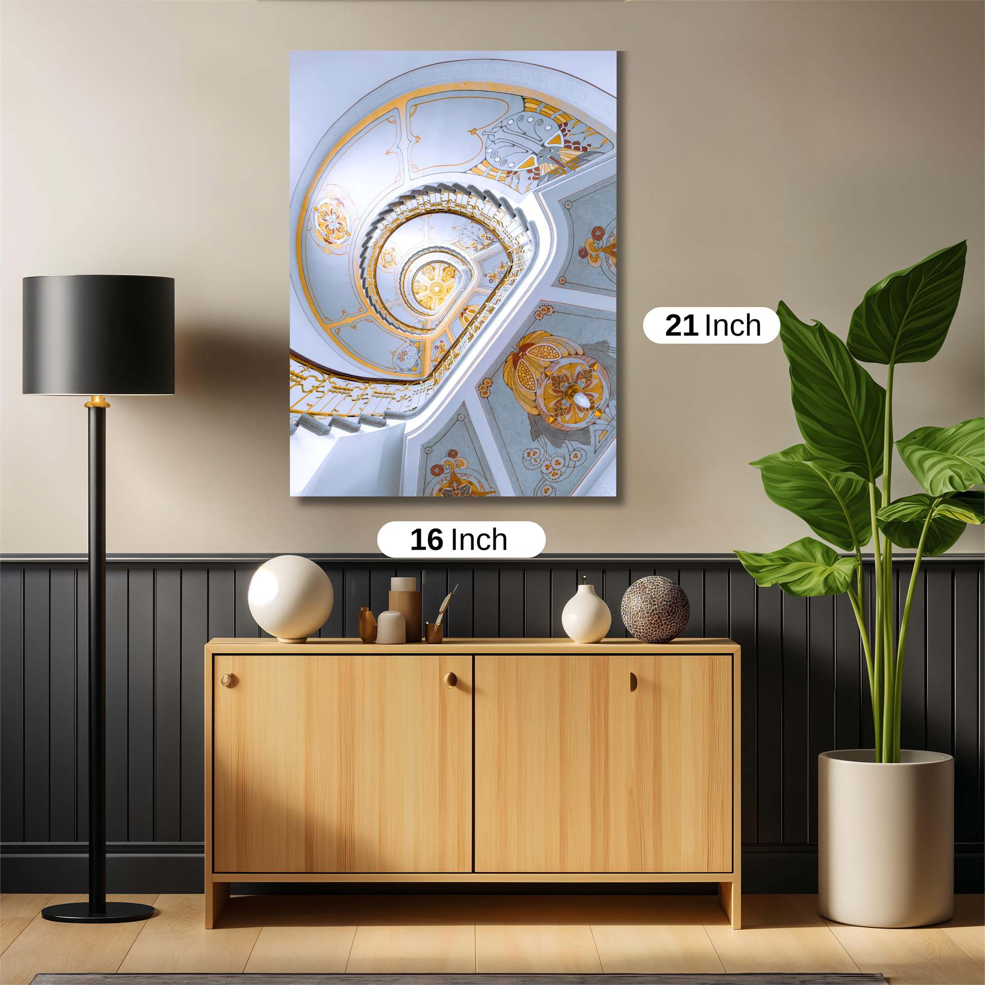 Spiral Elegance Safe Wall Magnetic / M