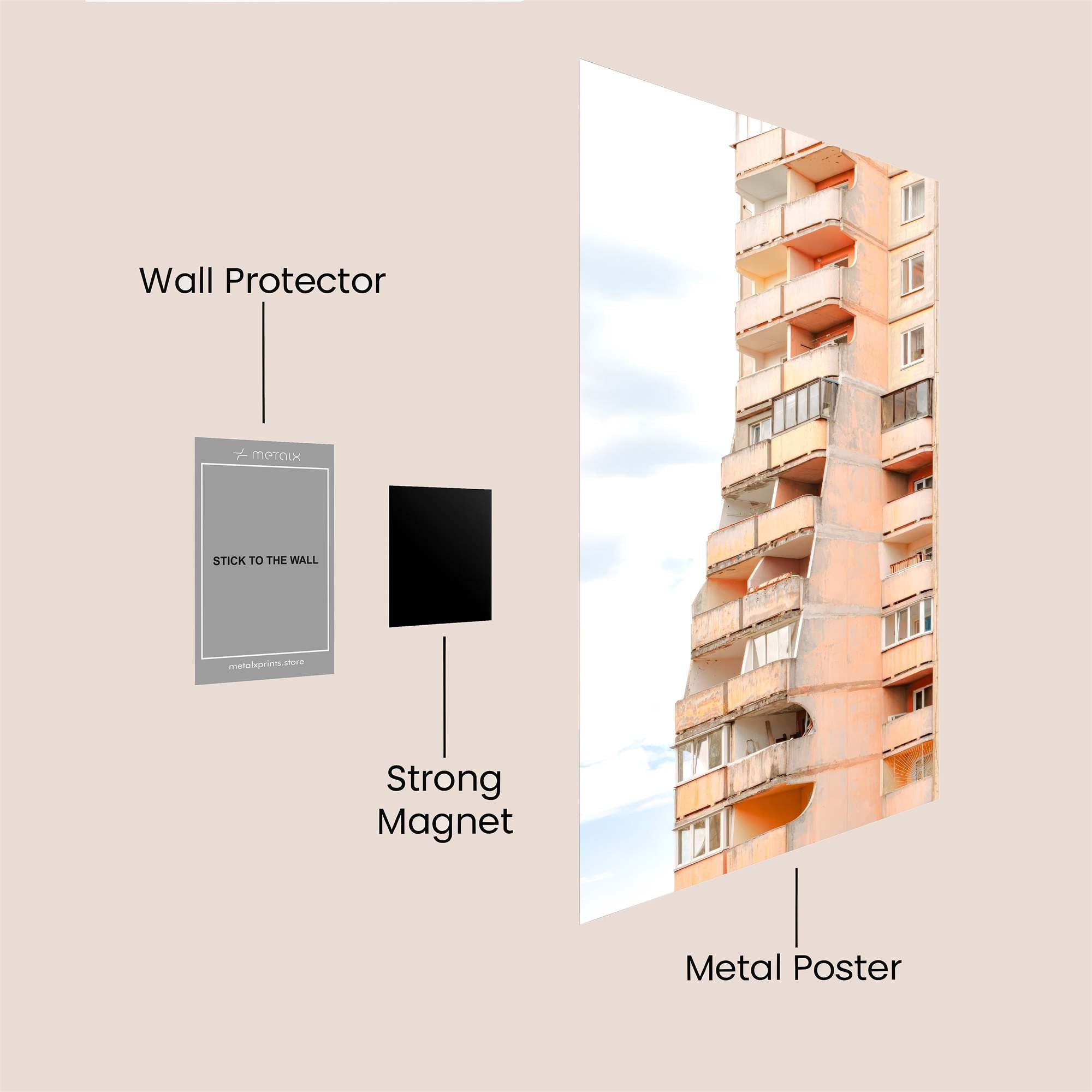 Building Eccentric Safe Wall Magnetic / M