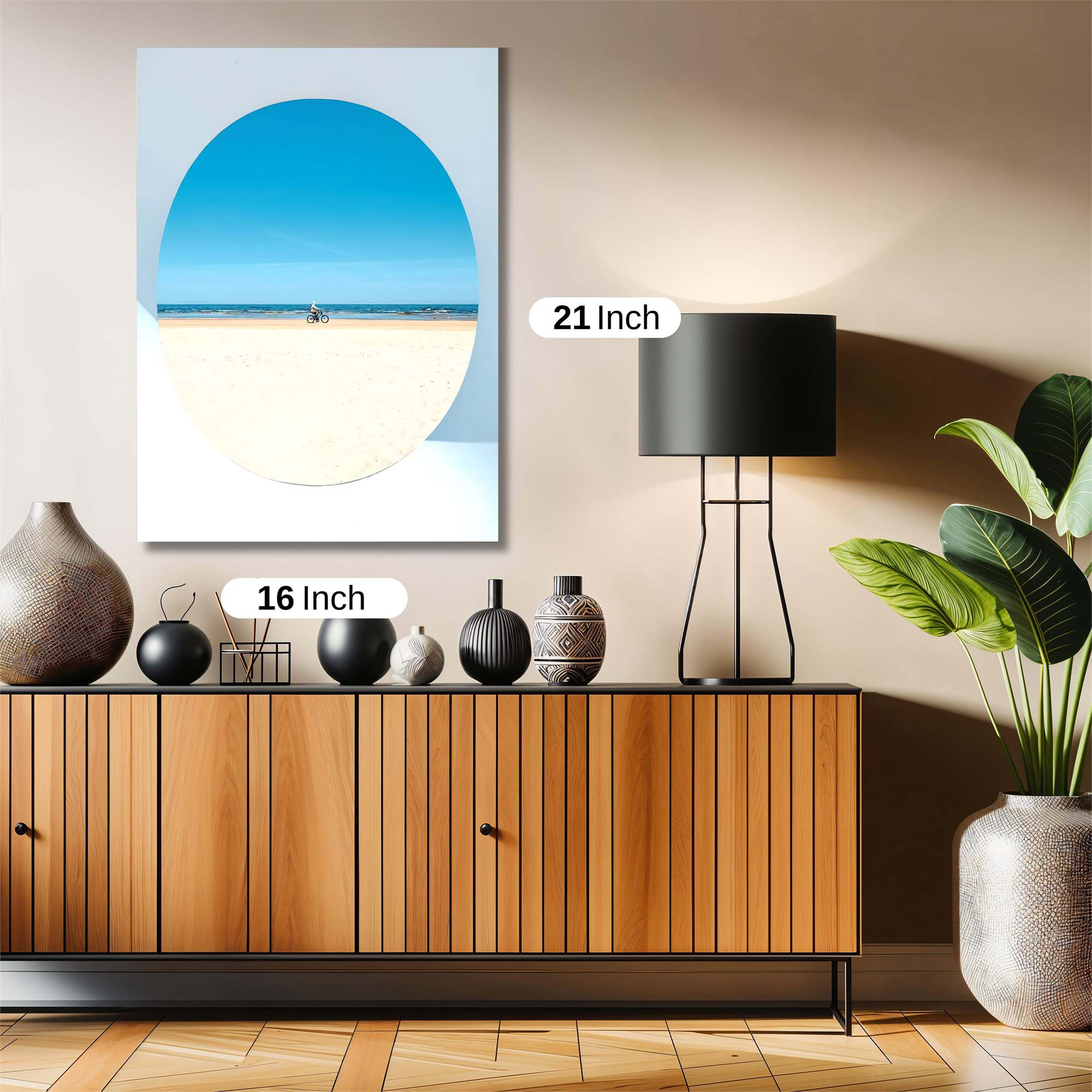Beach Serenity Safe Wall Magnetic / M