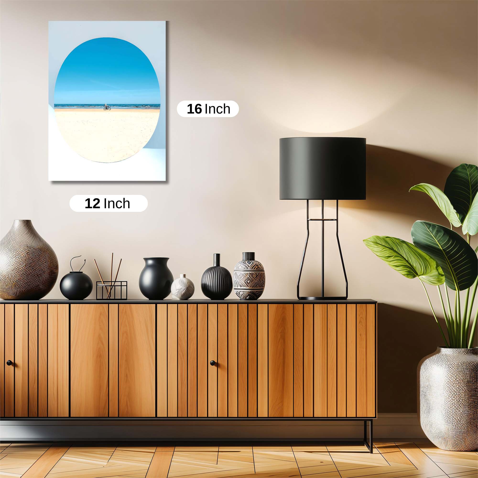 Beach Serenity Safe Wall Magnetic / M