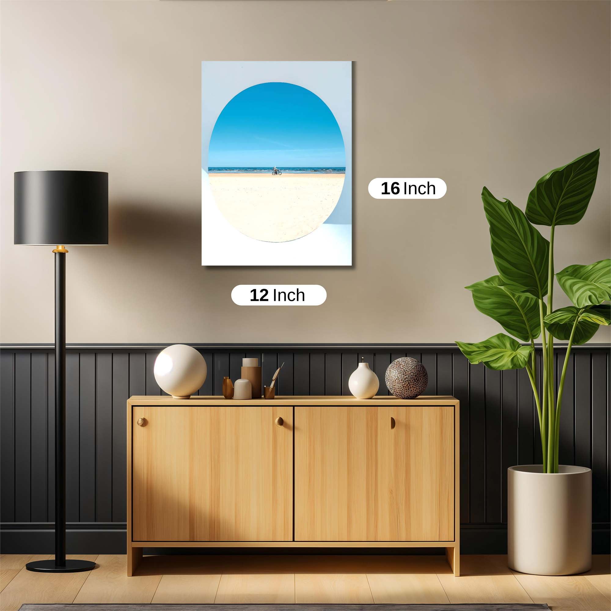 Beach Serenity Safe Wall Magnetic / M
