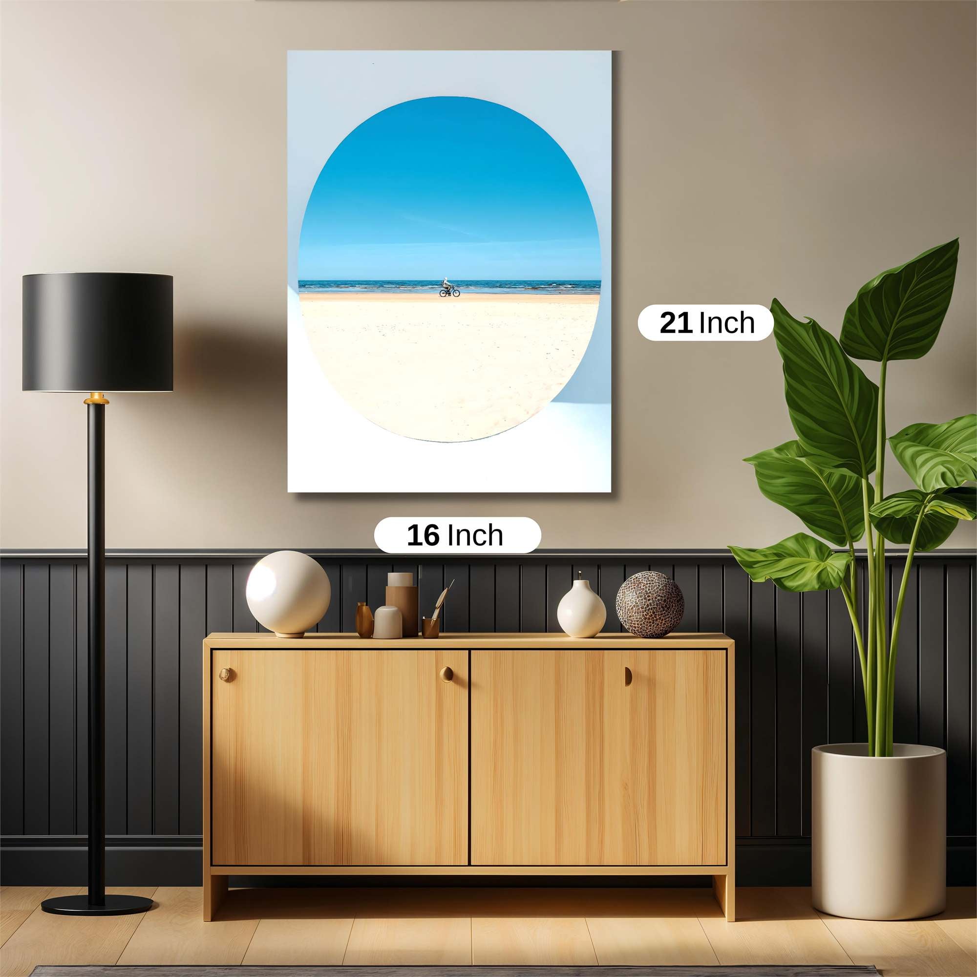 Beach Serenity Safe Wall Magnetic / M