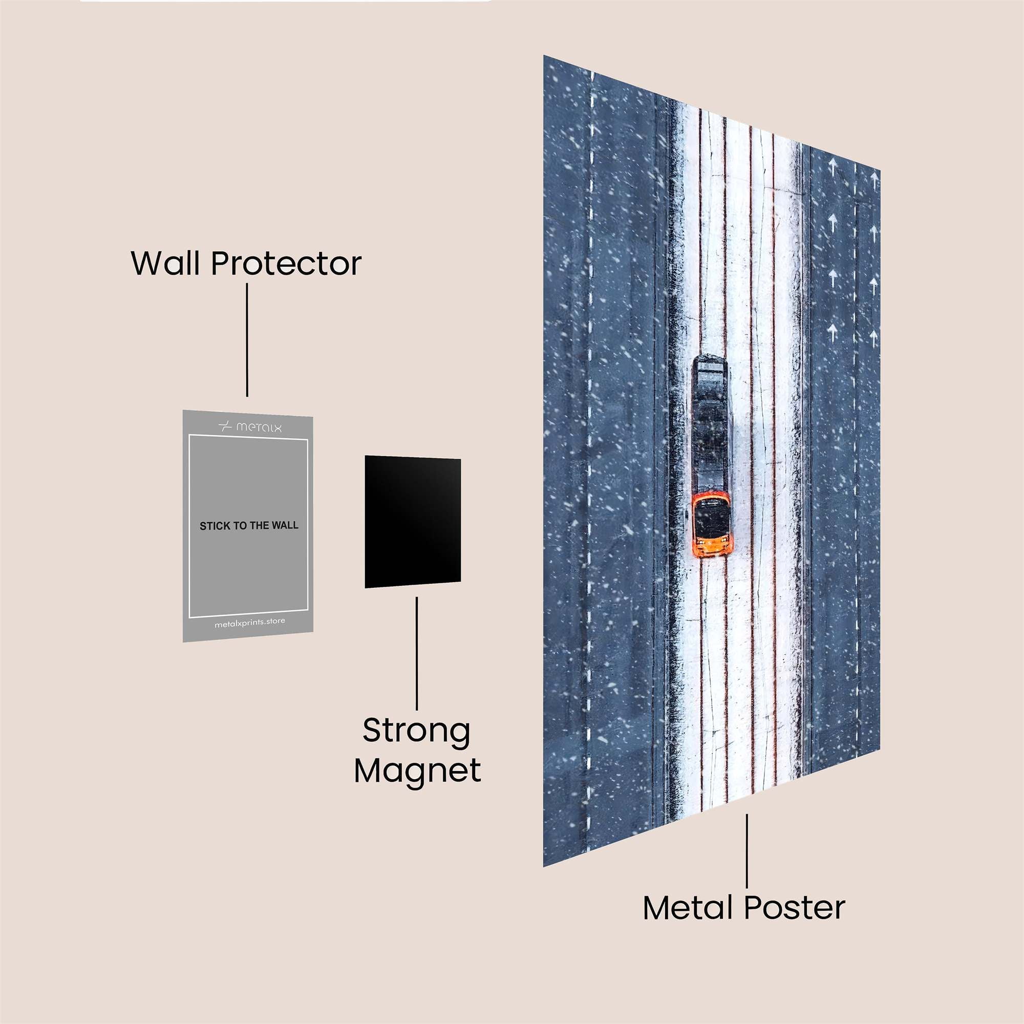 Train Solitude Safe Wall Magnetic / M