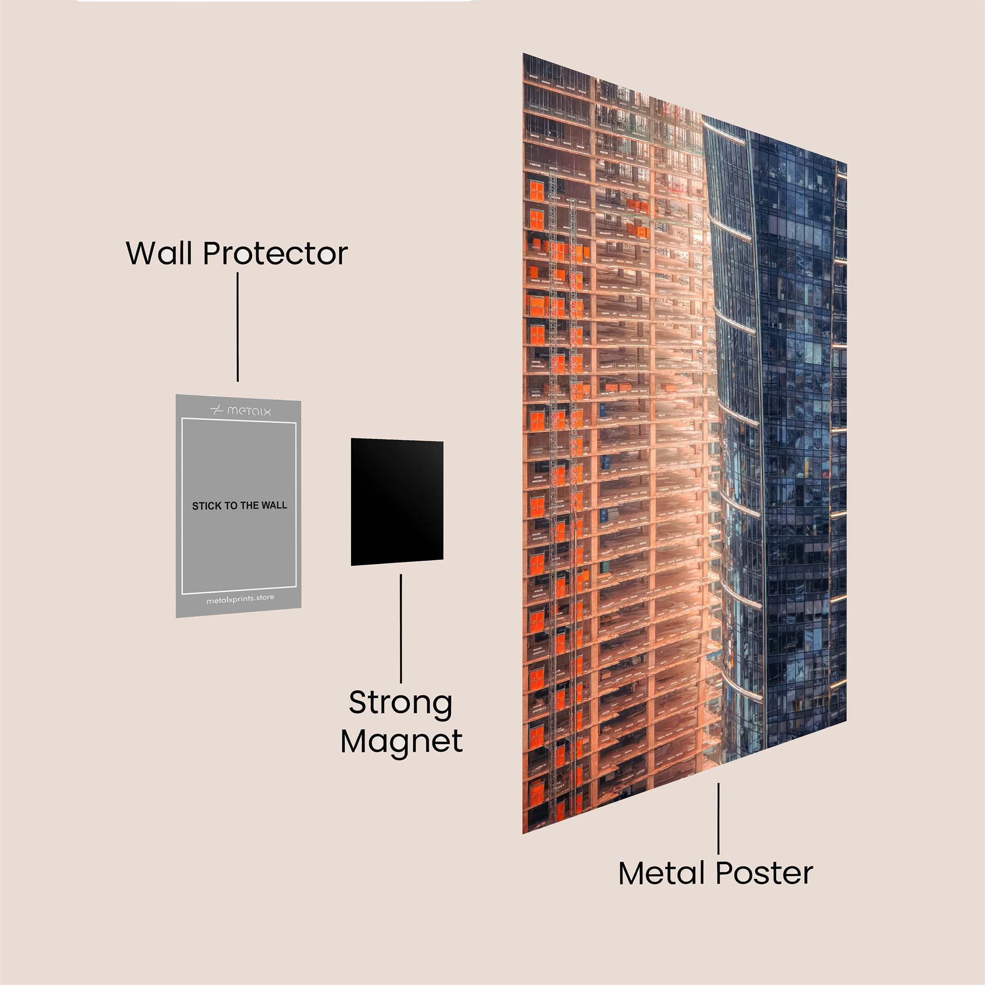 Skyline Evolution Safe Wall Magnetic / M
