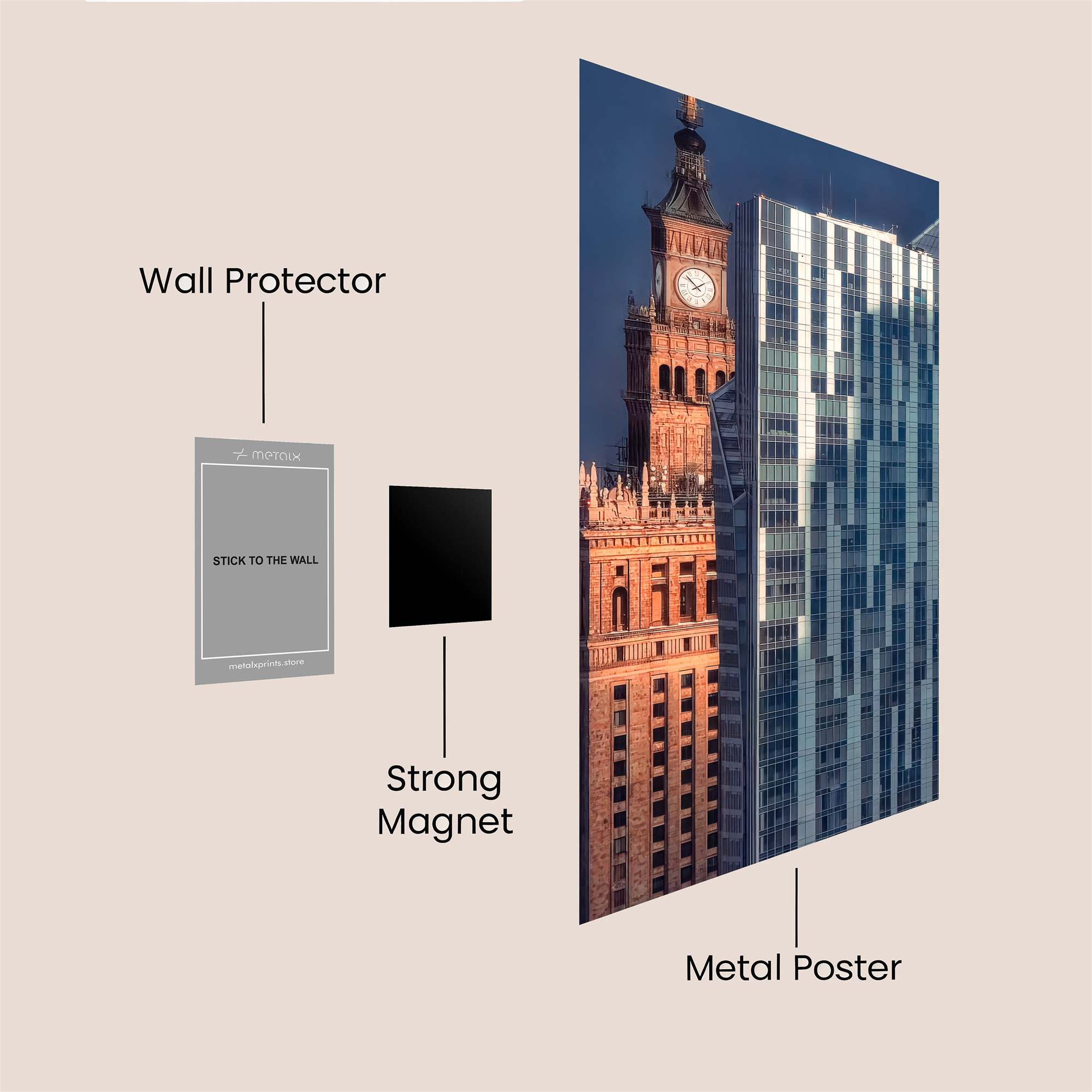 Palace Twilight Safe Wall Magnetic / M