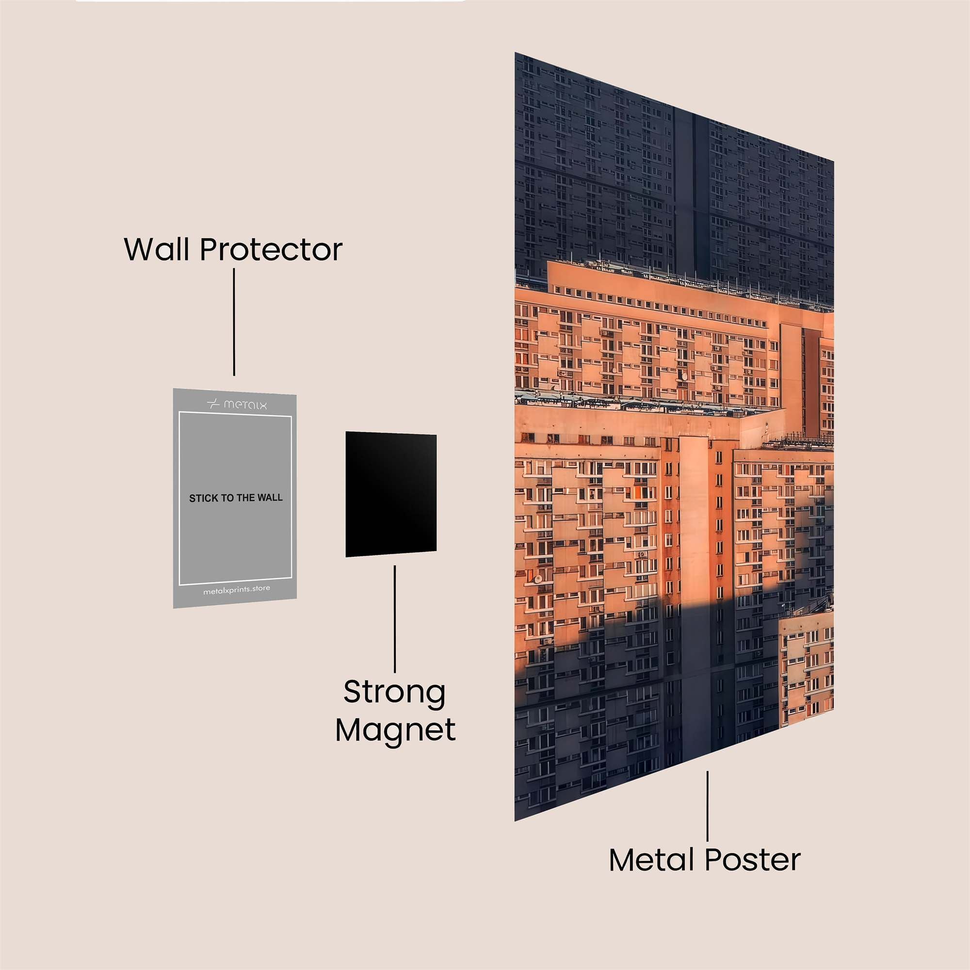 Urban Twilight Safe Wall Magnetic / M