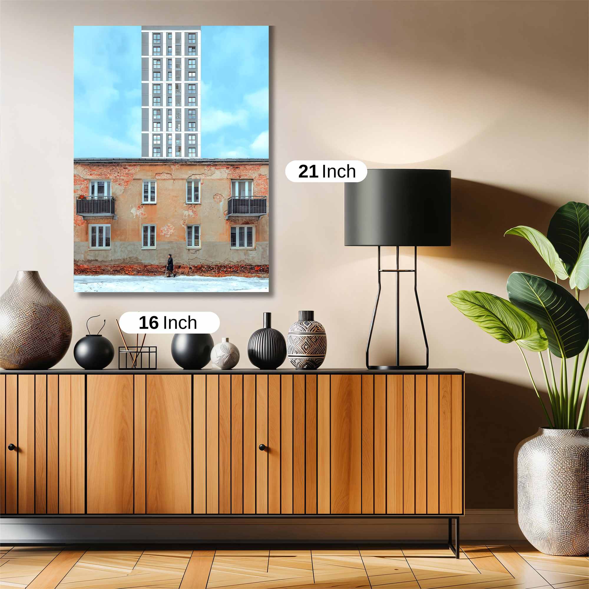Towering Contrast Safe Wall Magnetic / M