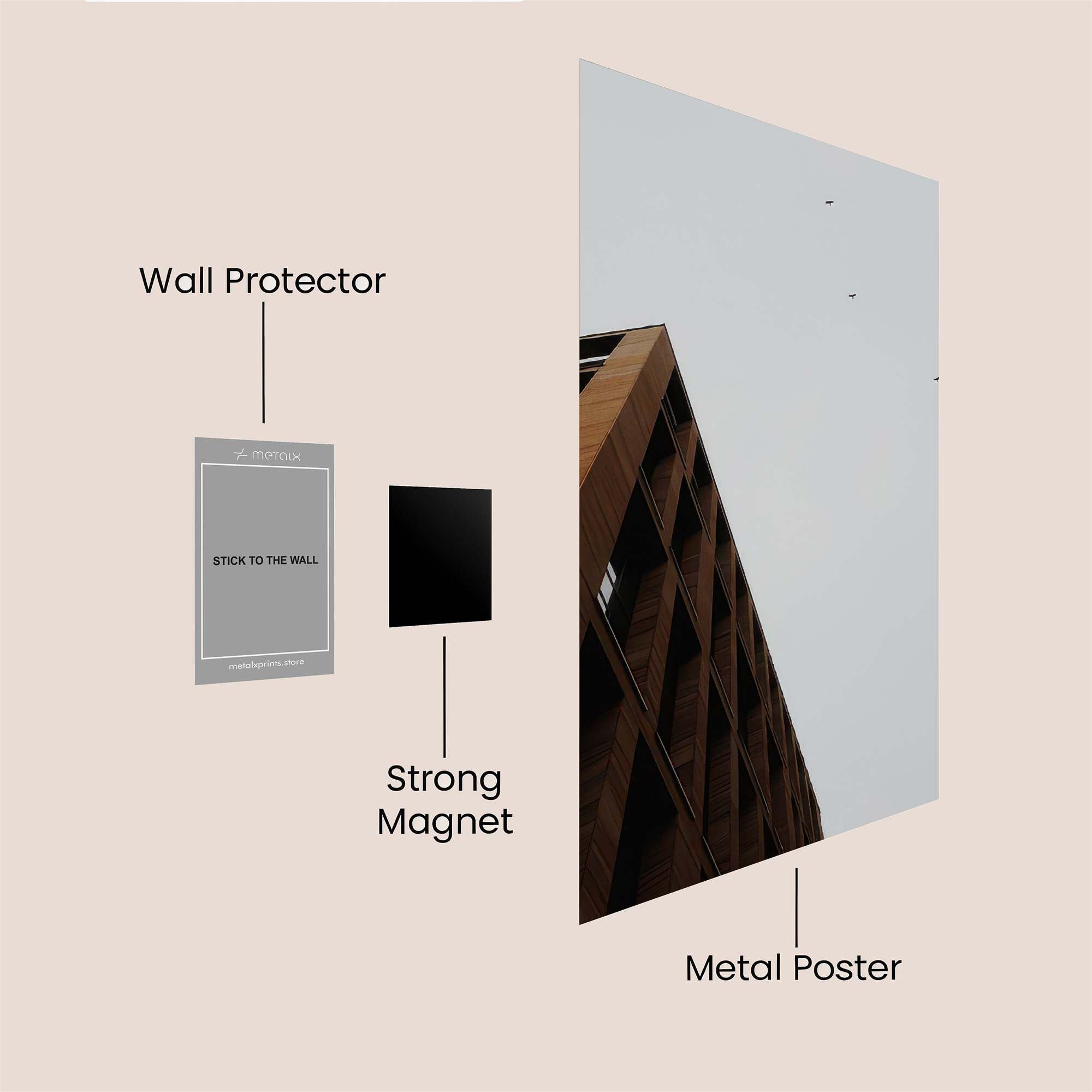 Skyward Serenity Safe Wall Magnetic / M