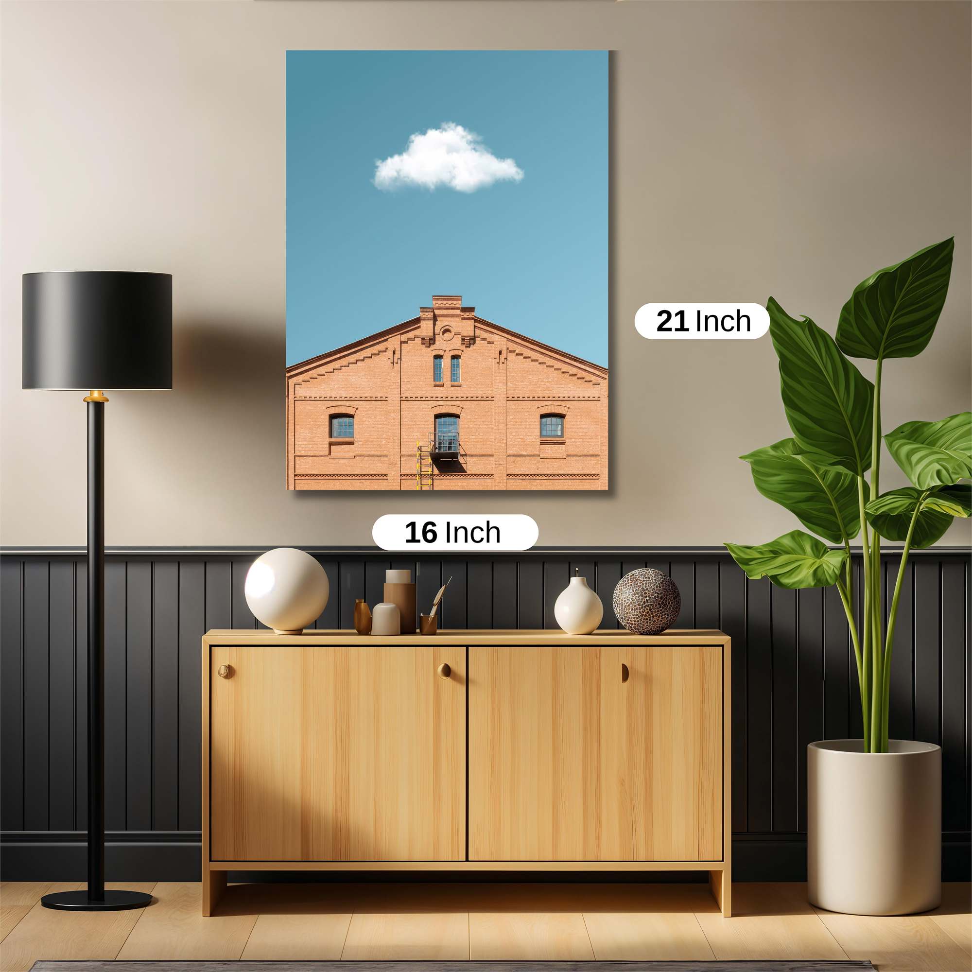 Clouded Serenity Safe Wall Magnetic / M