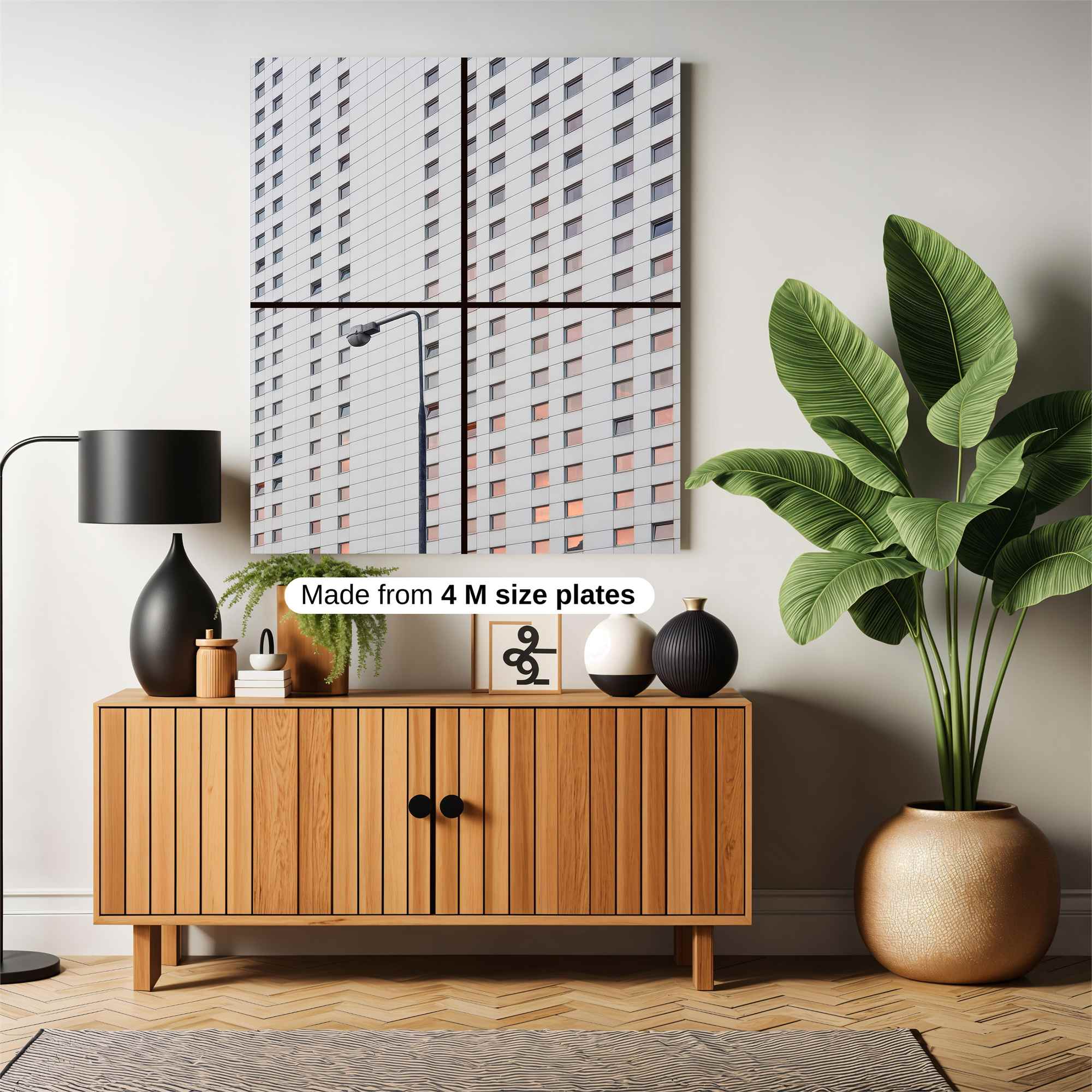 Skyscraper Solitude Safe Wall Magnetic / M