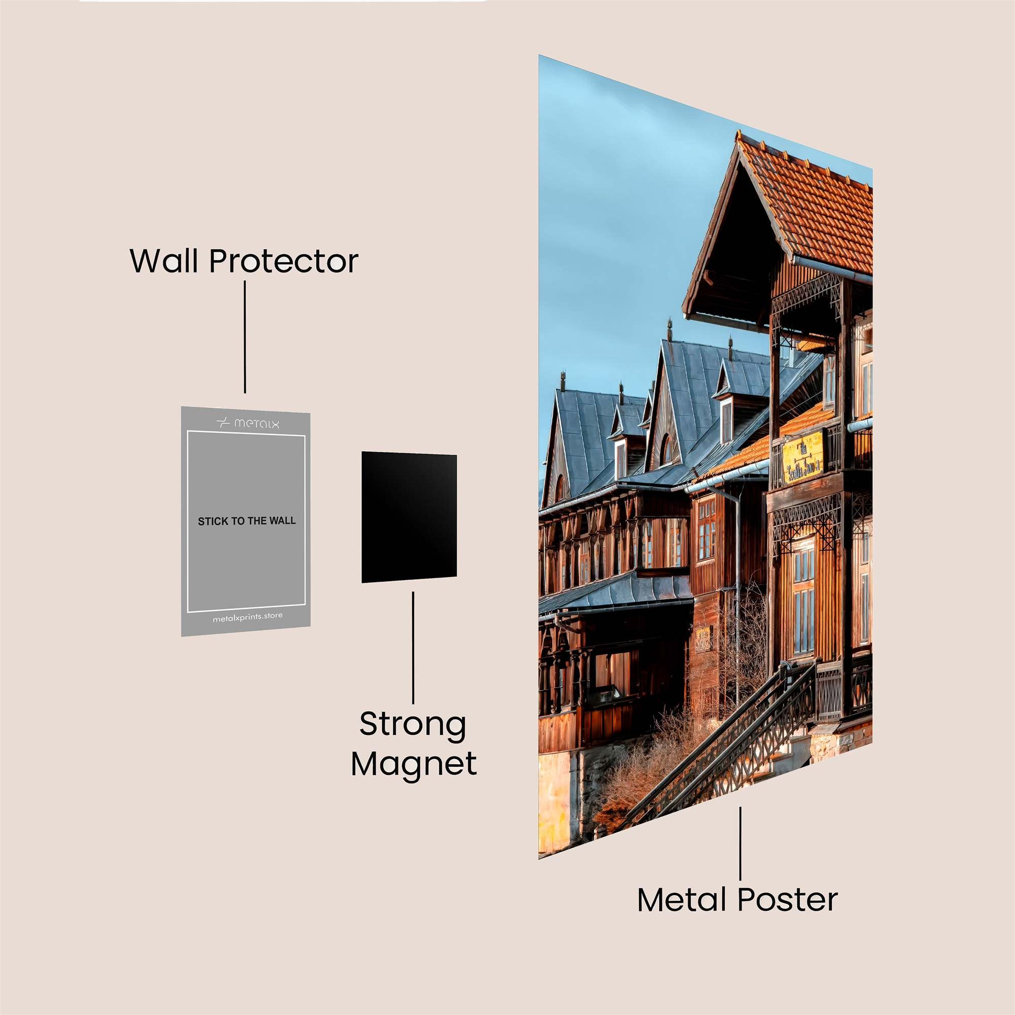Alpine Tranquility Safe Wall Magnetic / M