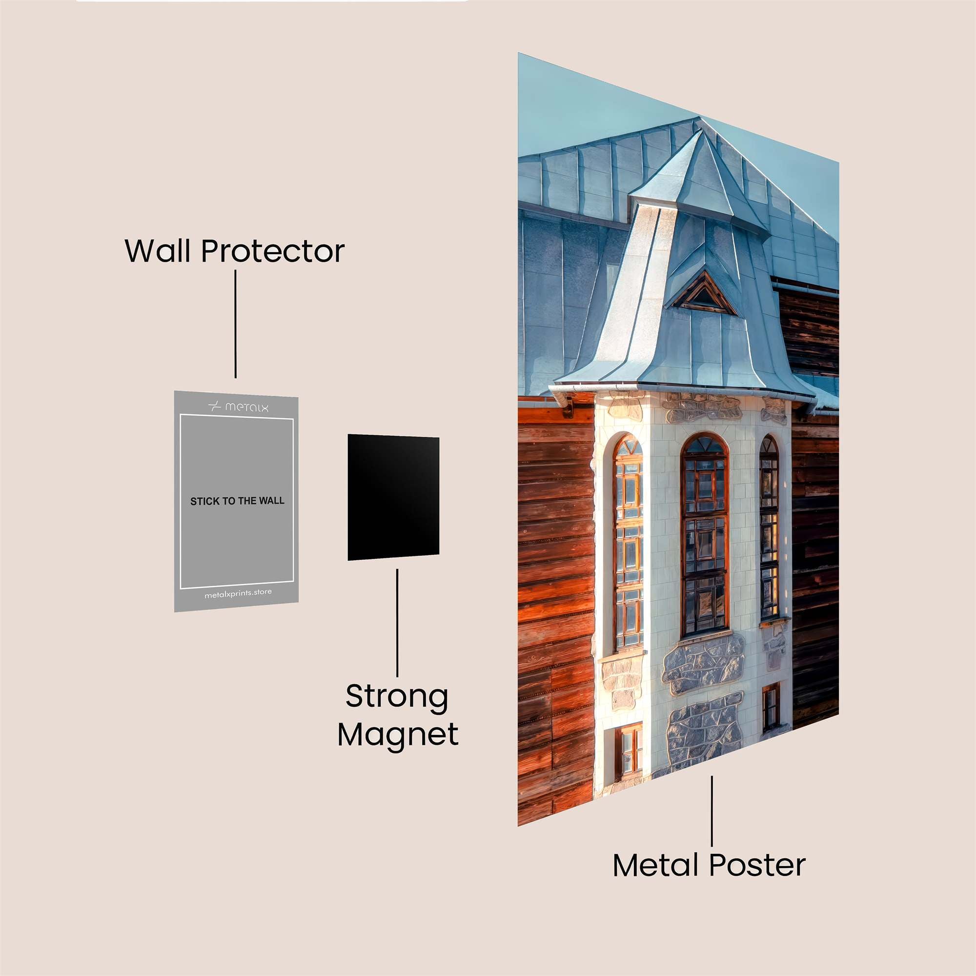 Church Tranquil Safe Wall Magnetic / M