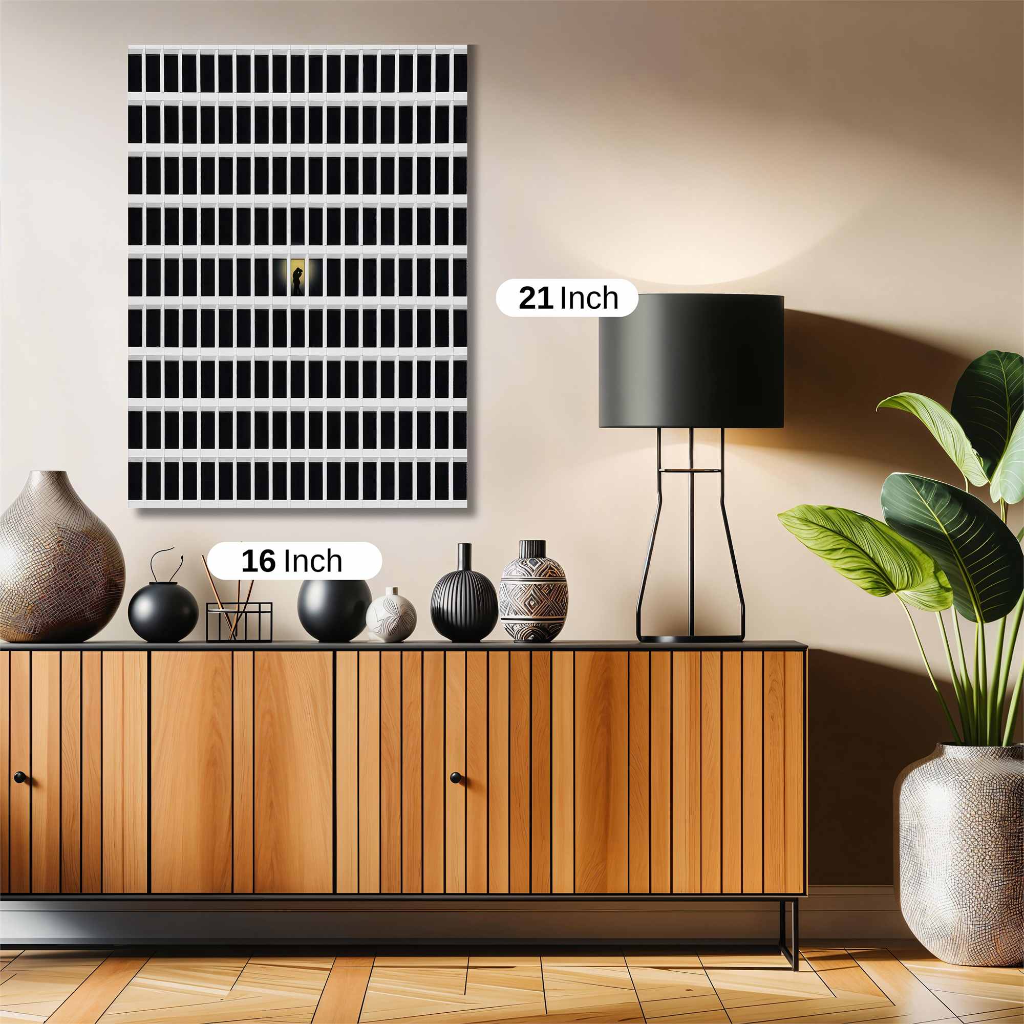 Silhouette Solitude Safe Wall Magnetic / M