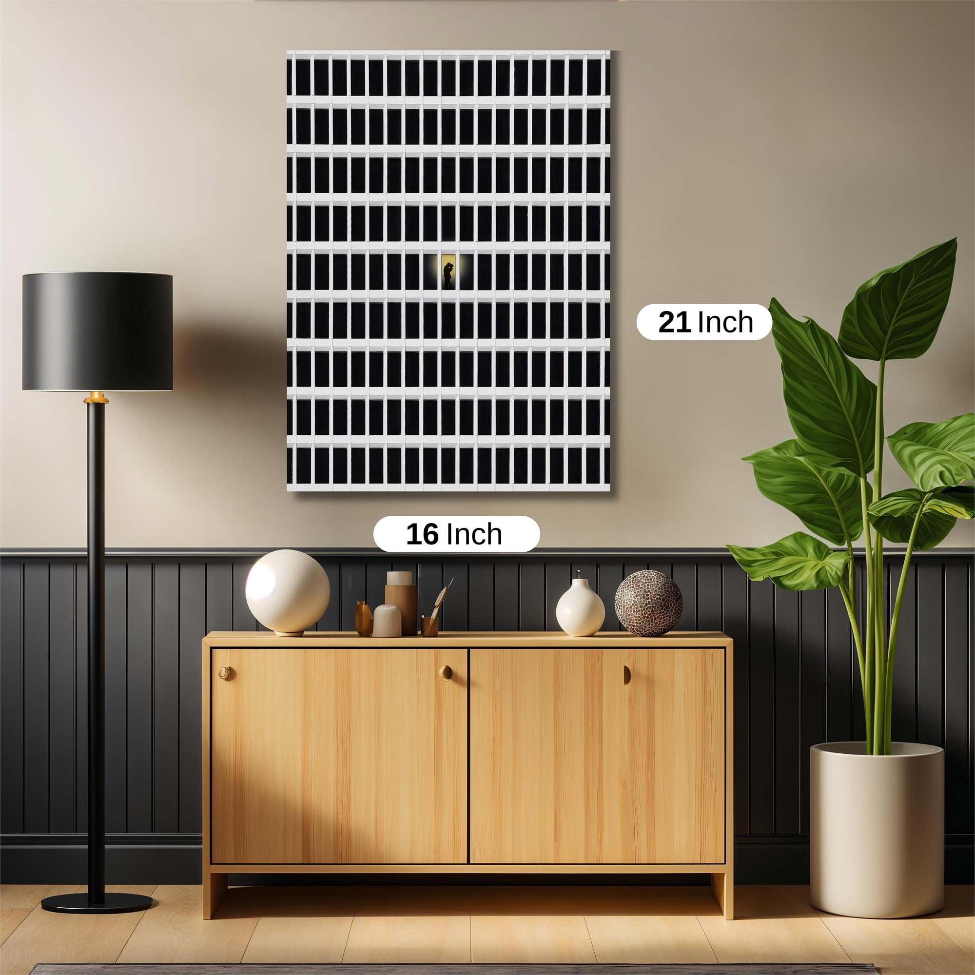 Silhouette Solitude Safe Wall Magnetic / M