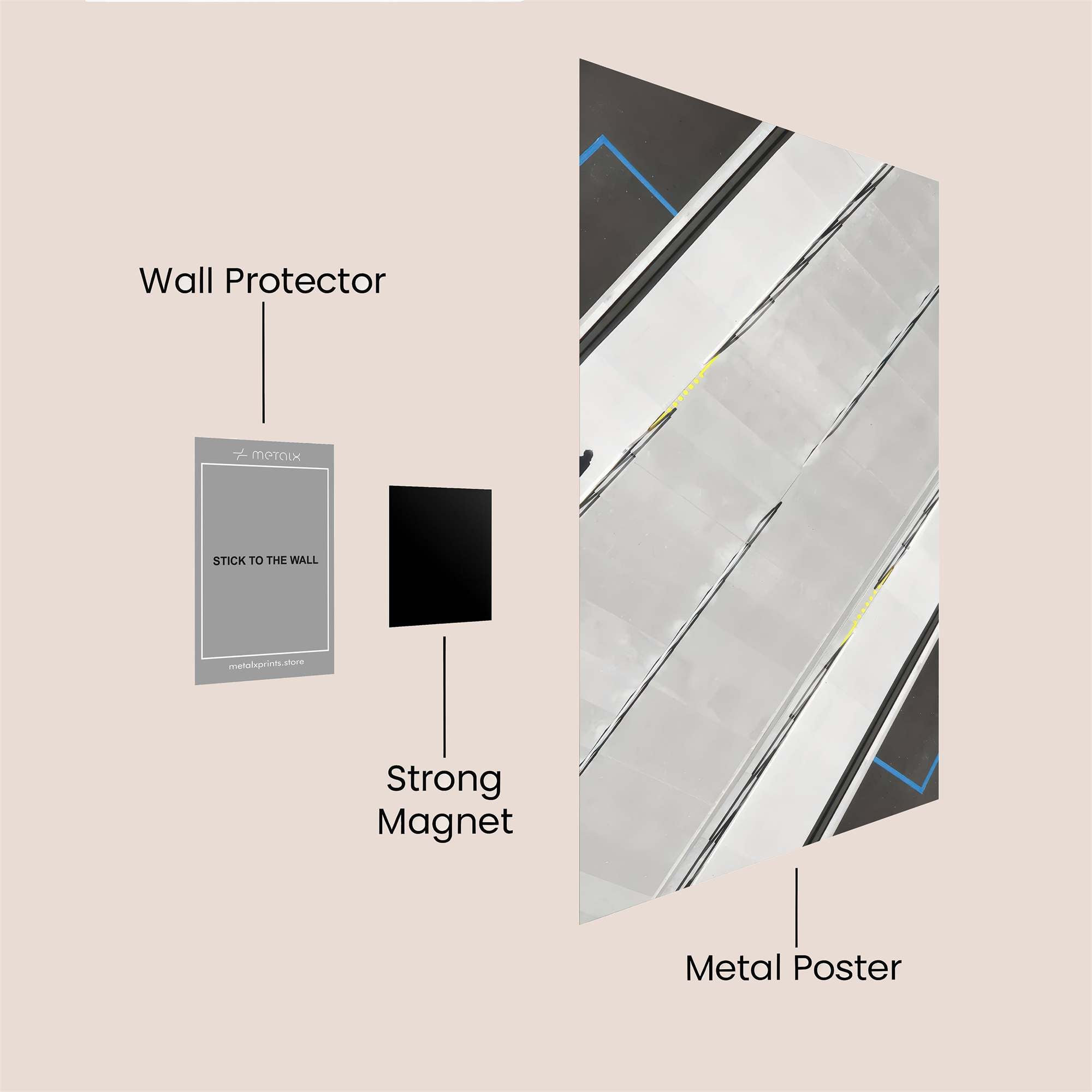 Escalator Serenity Safe Wall Magnetic / M