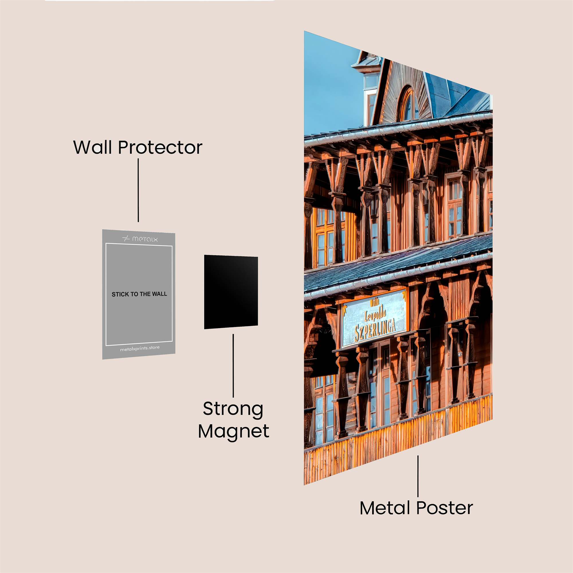 Skyward Solitude Safe Wall Magnetic / M