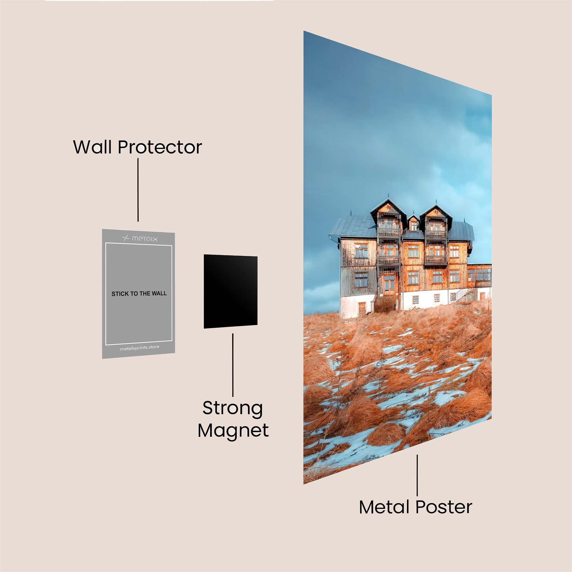 Mansion Melancholy Safe Wall Magnetic / M