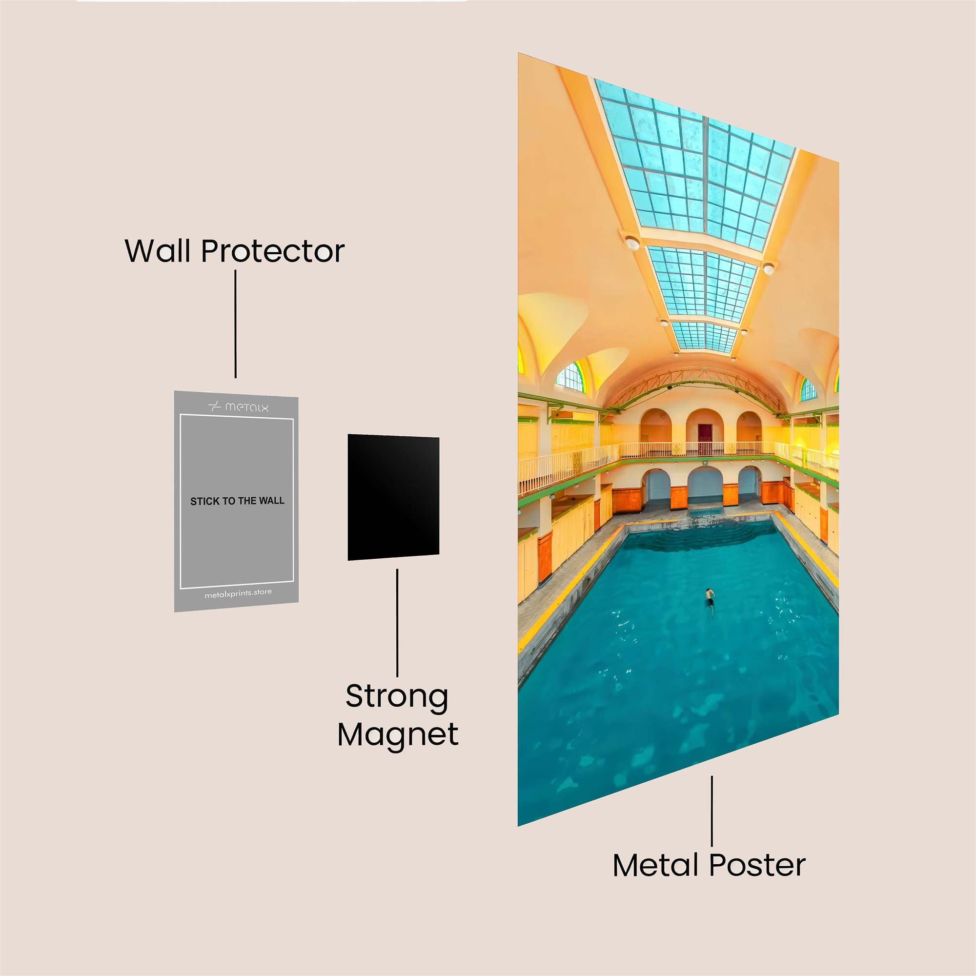 Pool Serenity Safe Wall Magnetic / M