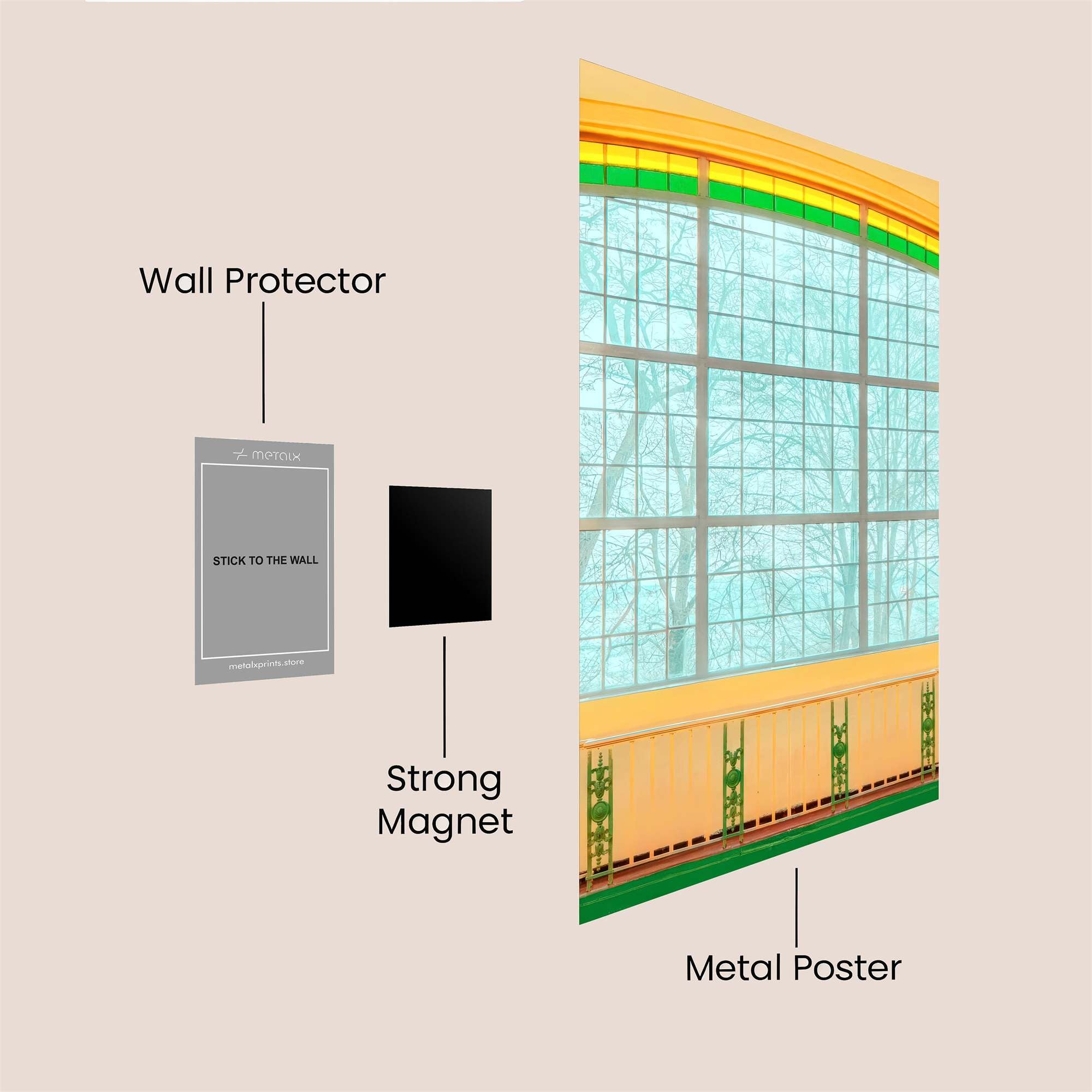 Window Serenity Safe Wall Magnetic / M