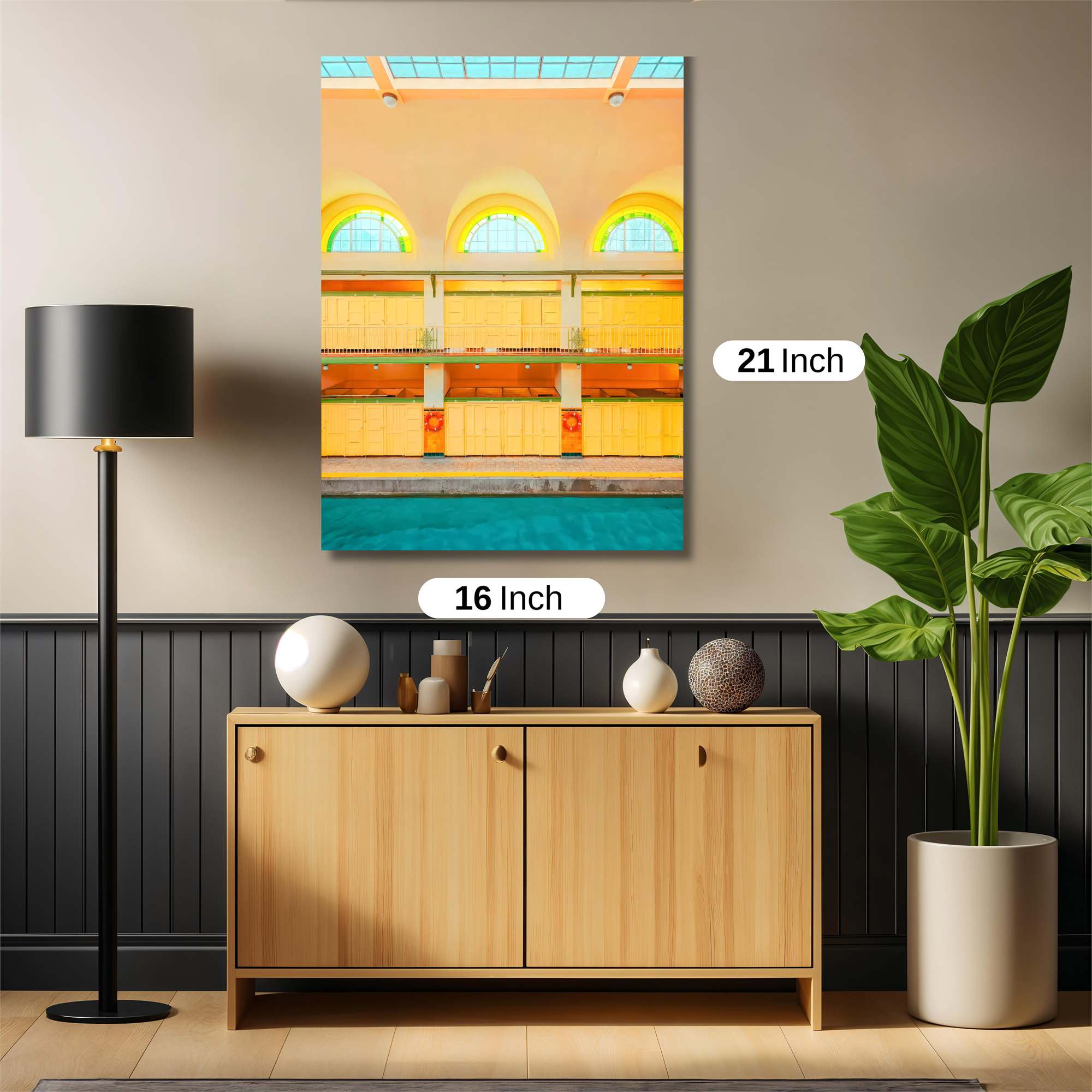 Aquatic Serenity Safe Wall Magnetic / M