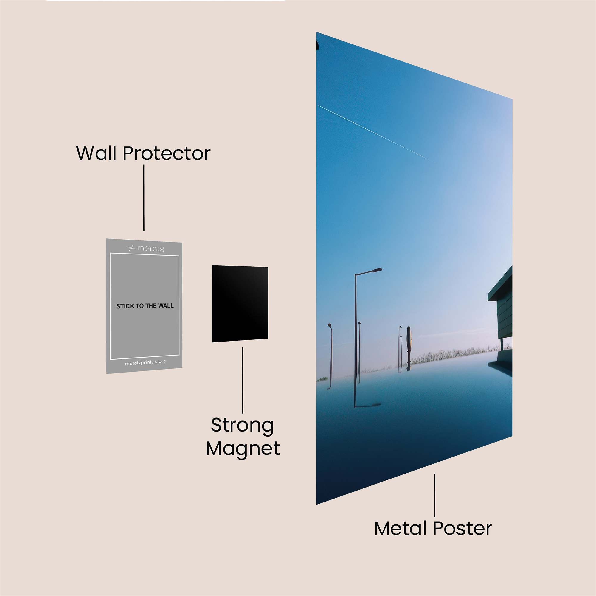 Flooded Serenity Safe Wall Magnetic / M