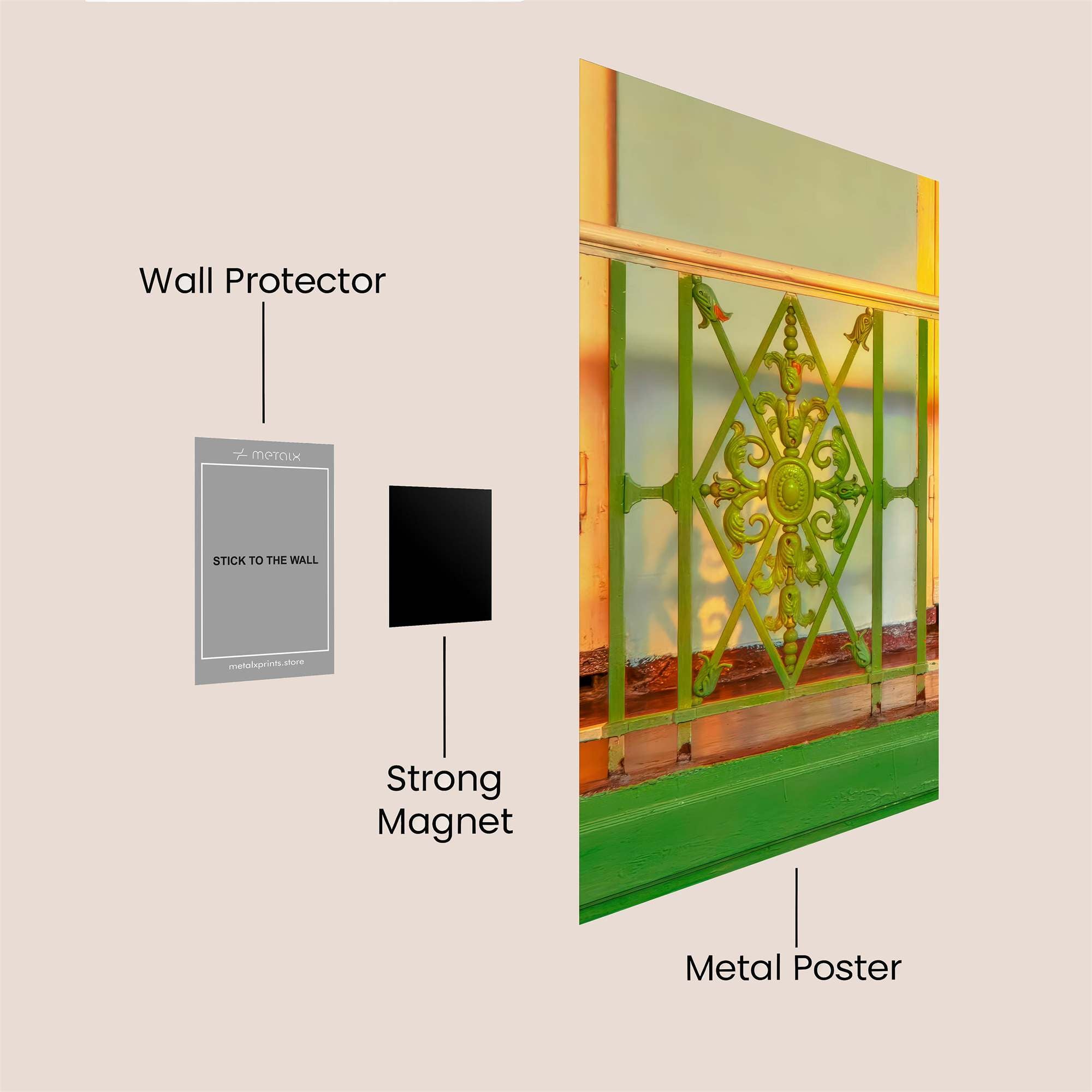 Portal Serene Safe Wall Magnetic / M