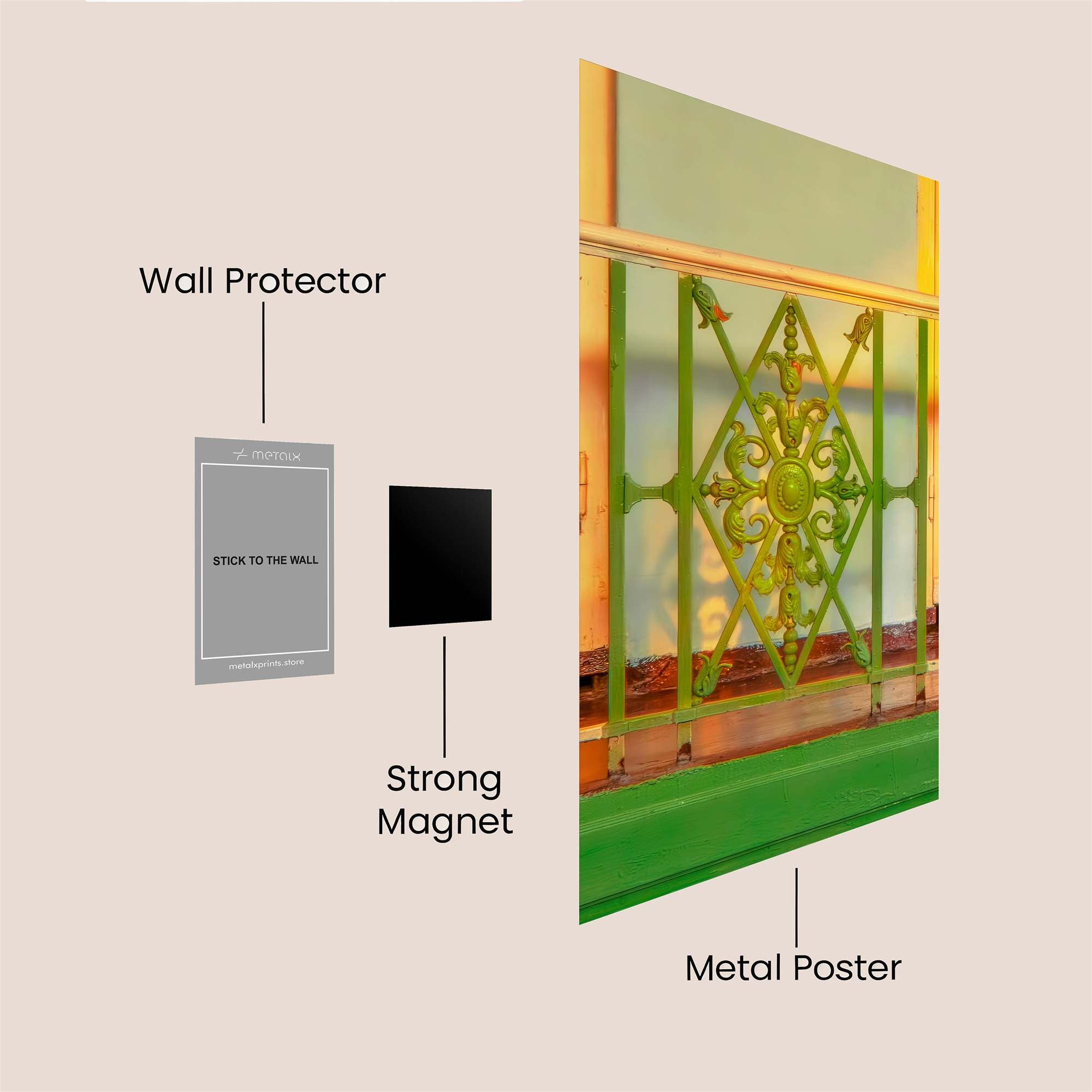 Iron Elegance Safe Wall Magnetic / M