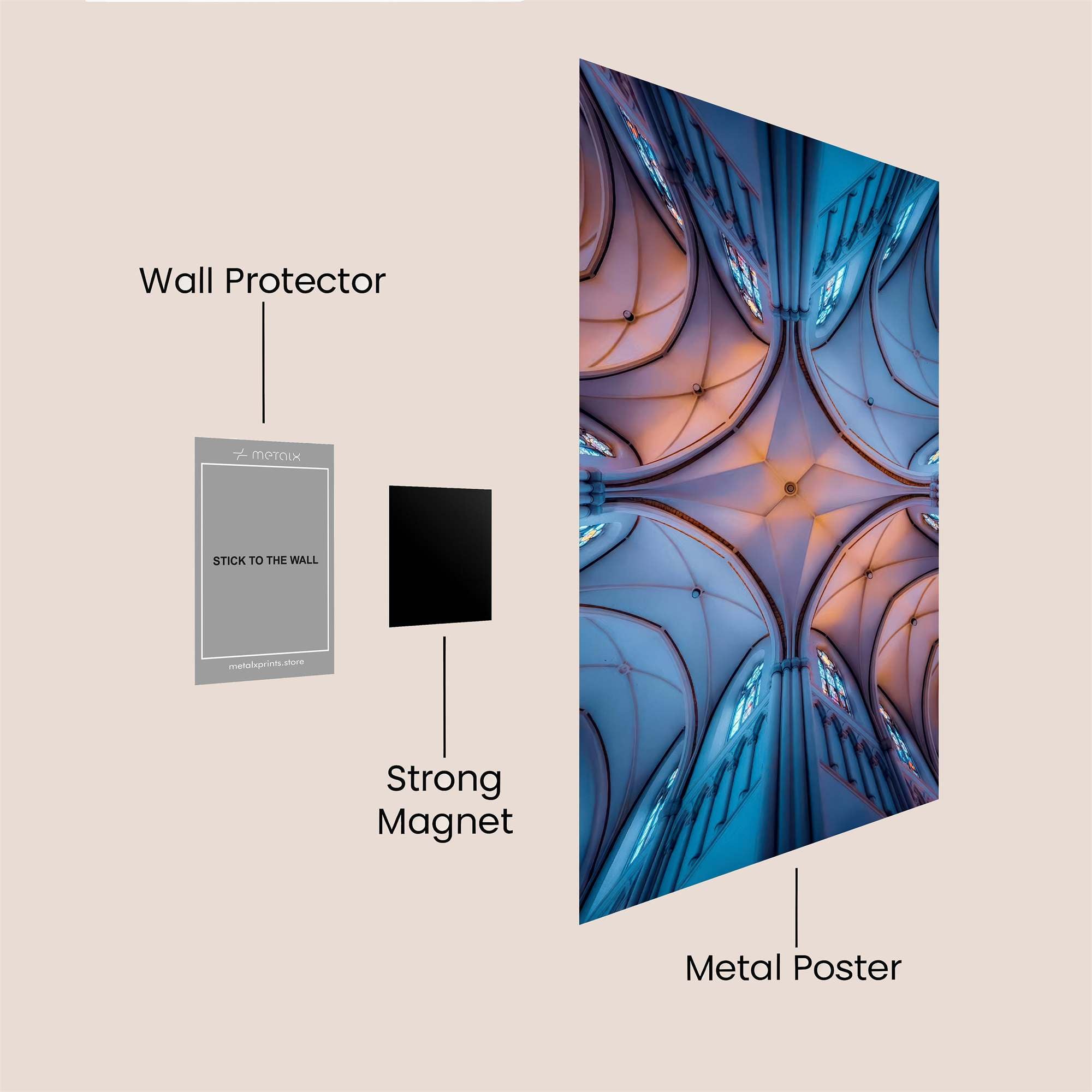 Gothic Dream Safe Wall Magnetic / M