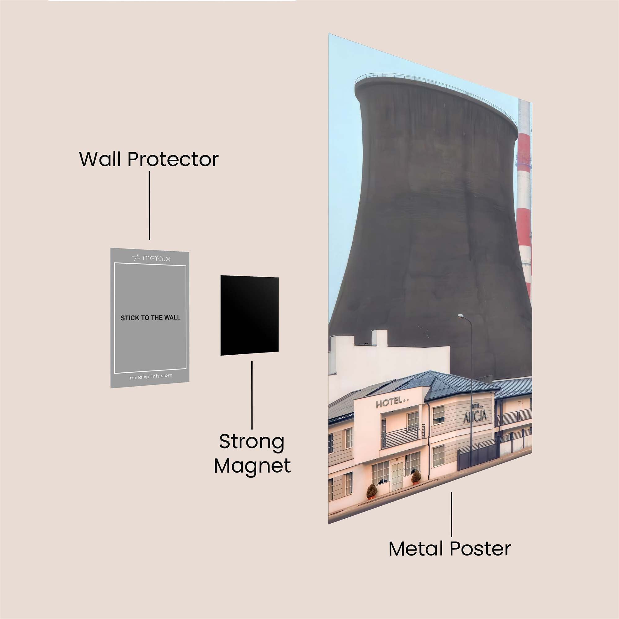 Cooling Tower Safe Wall Magnetic / M
