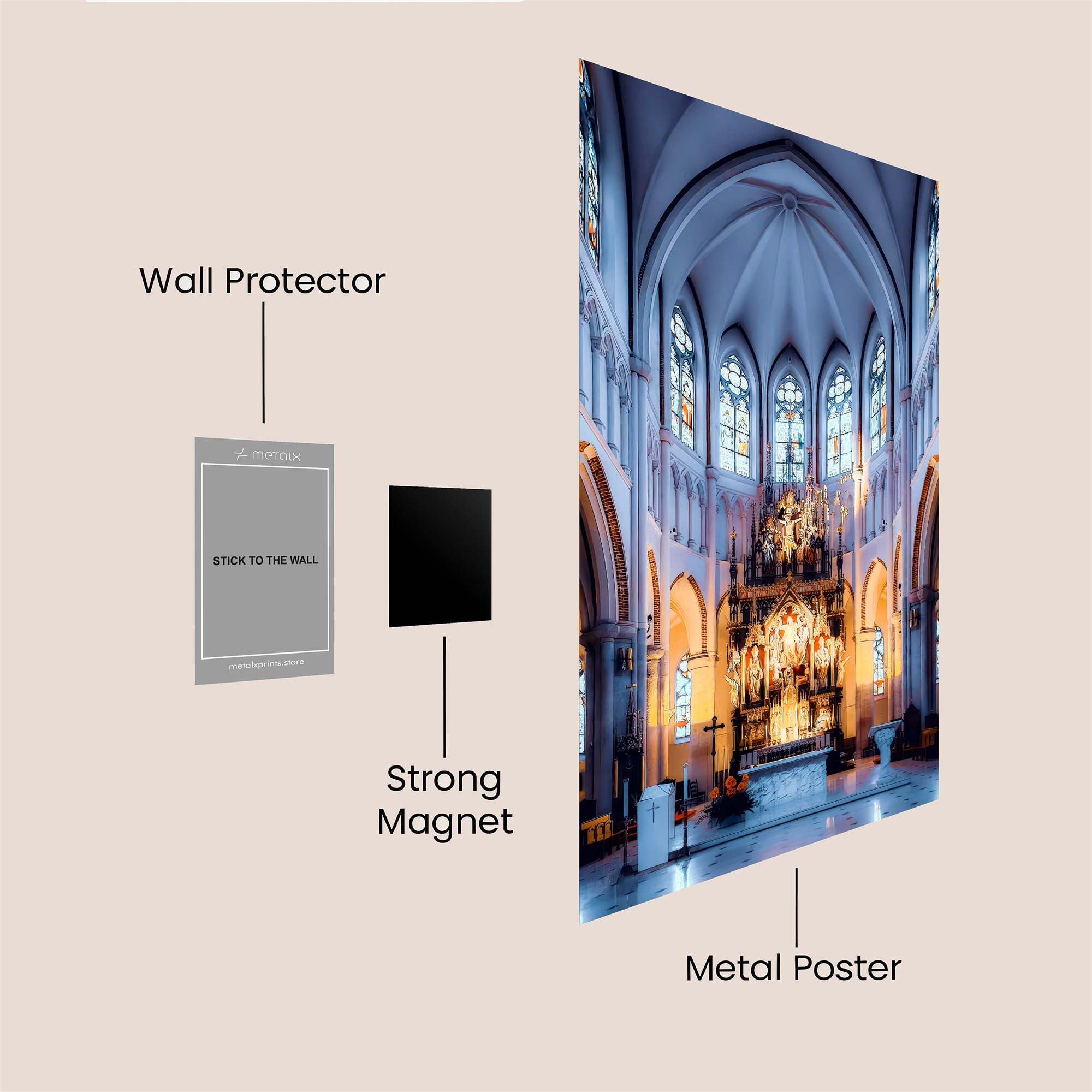 Cathedral Serenity Safe Wall Magnetic / M