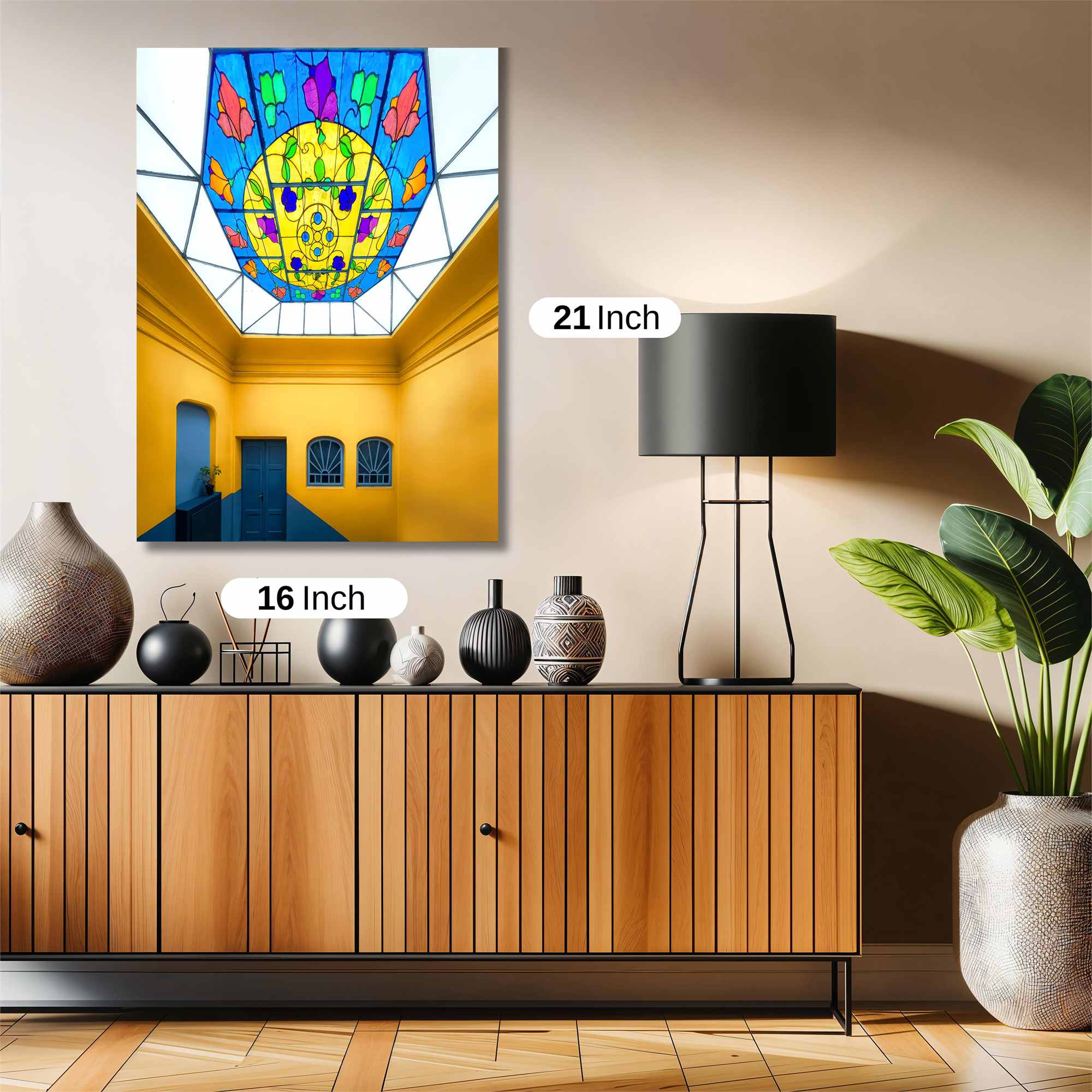 Stained Serenity Safe Wall Magnetic / M