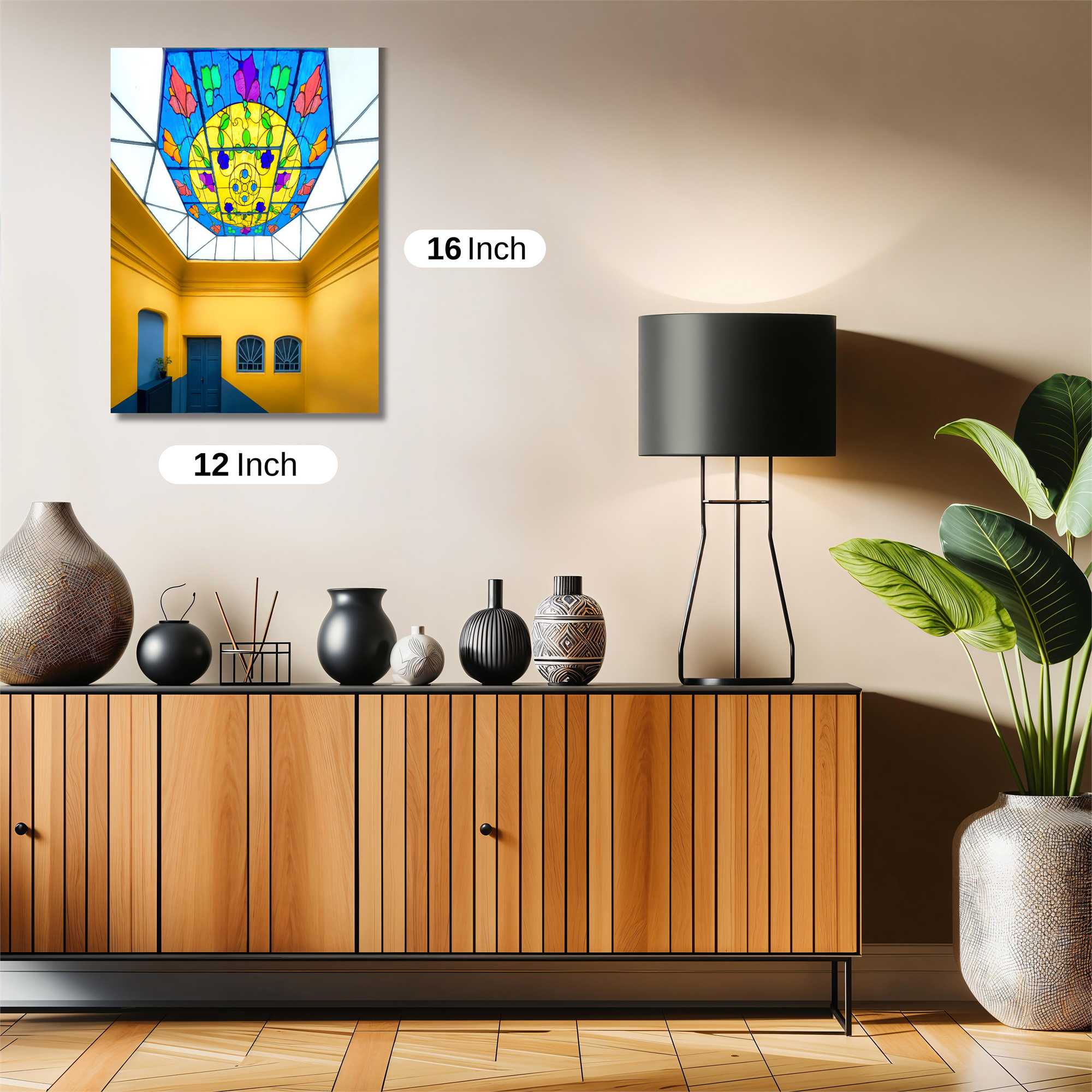 Stained Serenity Safe Wall Magnetic / M