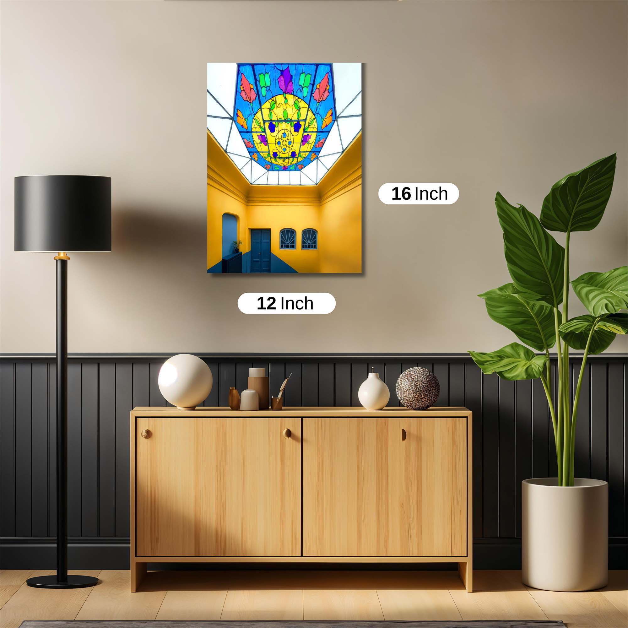 Stained Serenity Safe Wall Magnetic / M