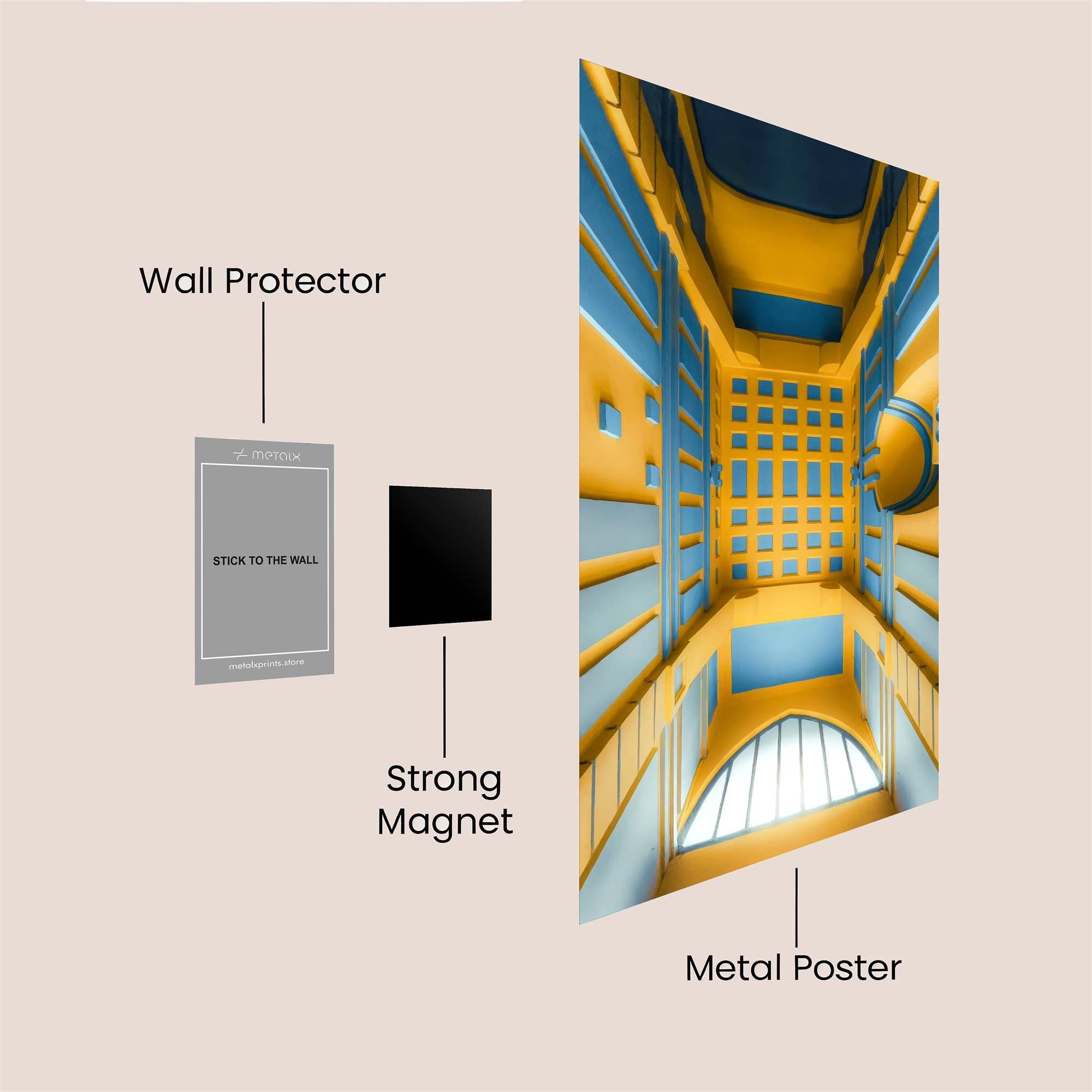 Architectural Serenity Safe Wall Magnetic / M