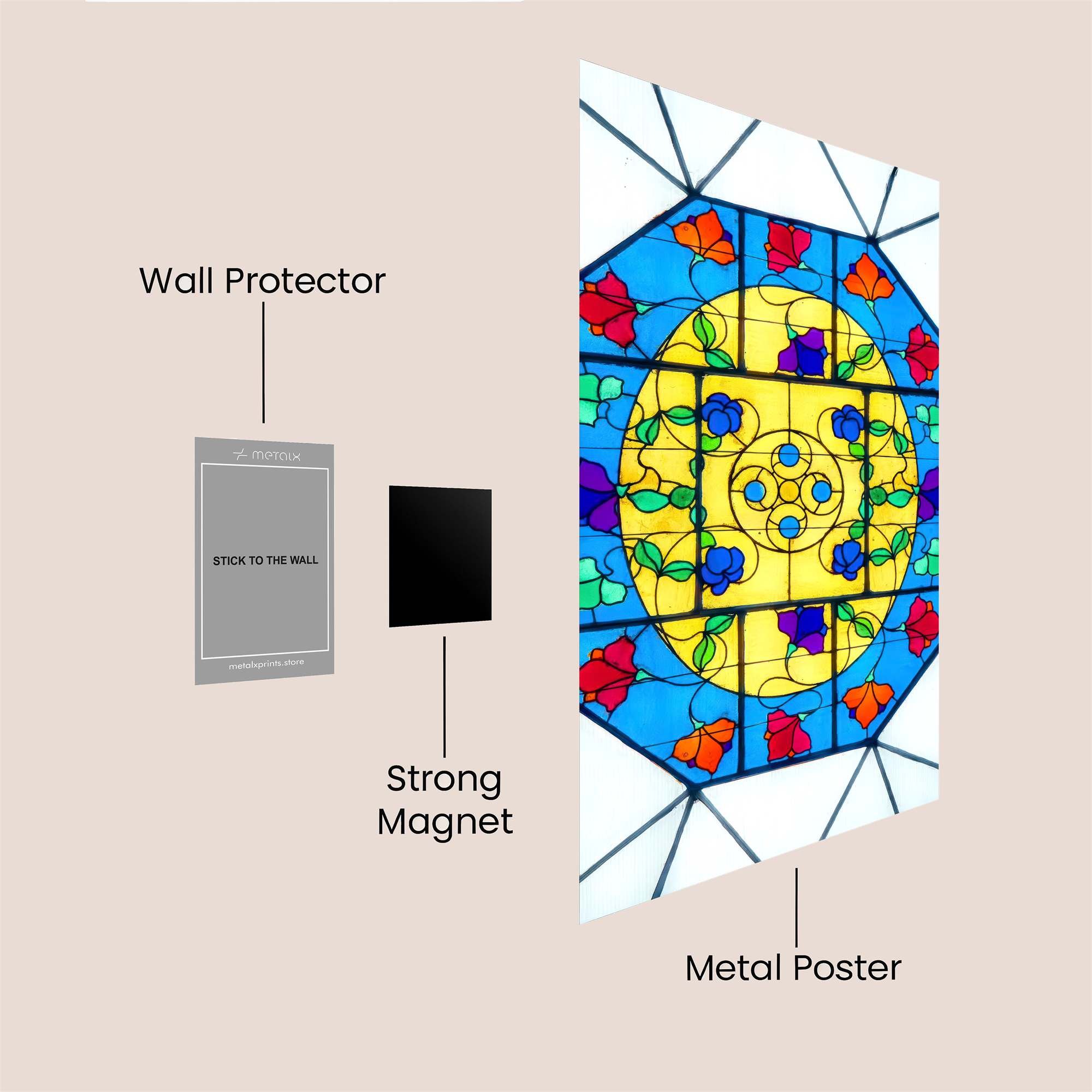 Pyramid Solitude Safe Wall Magnetic / M
