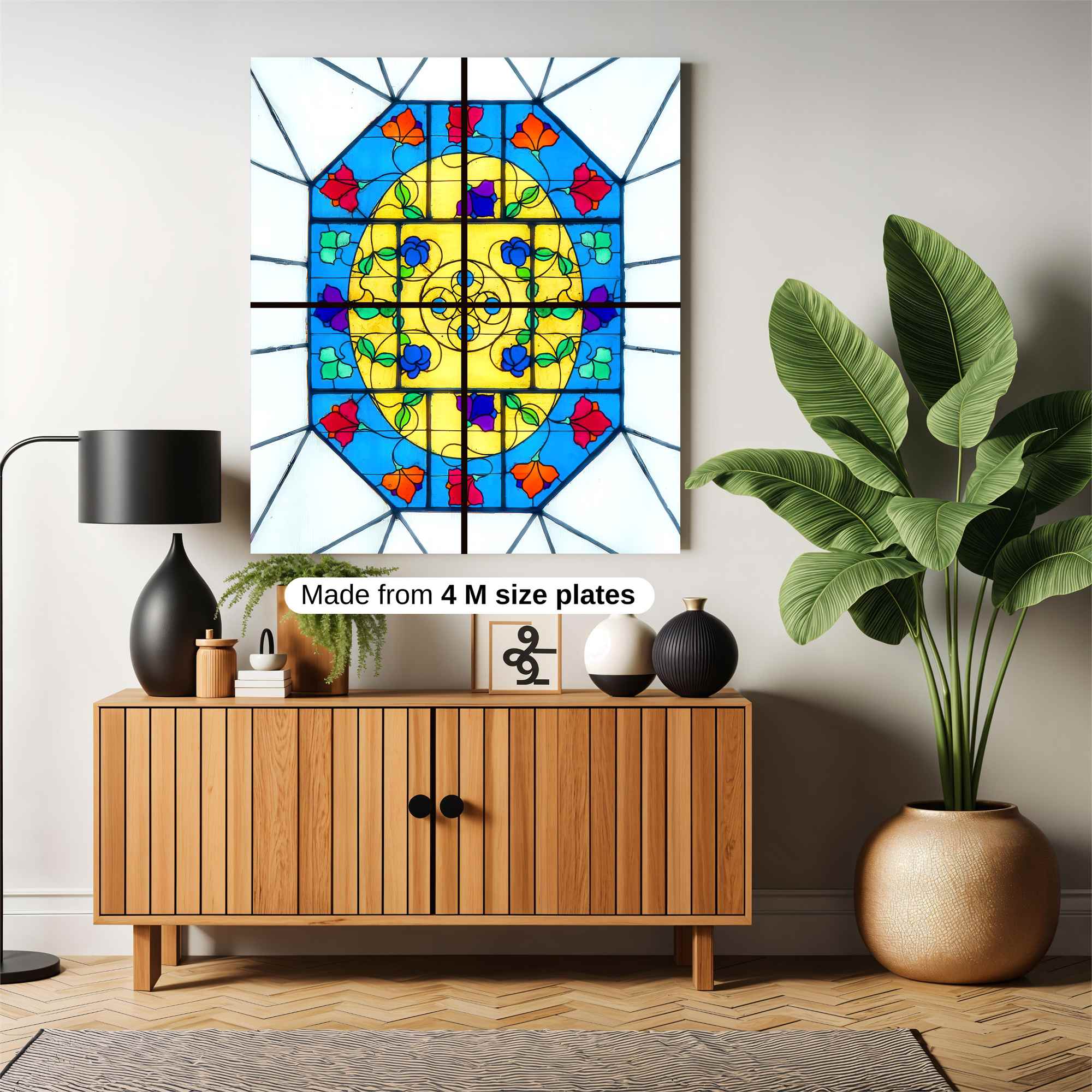 Stained Serenity Safe Wall Magnetic / M