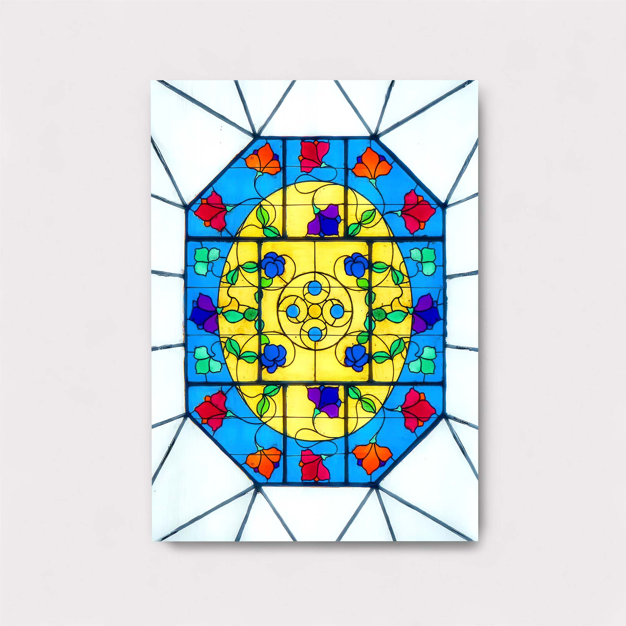 Stained Serenity Safe Wall Magnetic / M