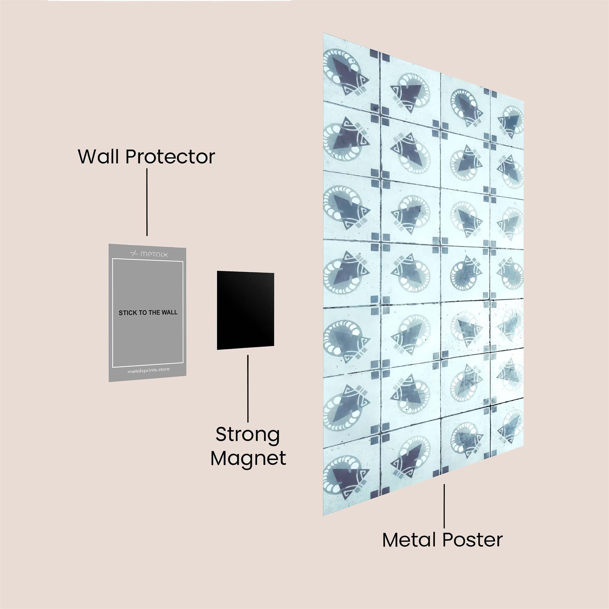 Tile Elegance Safe Wall Magnetic / M