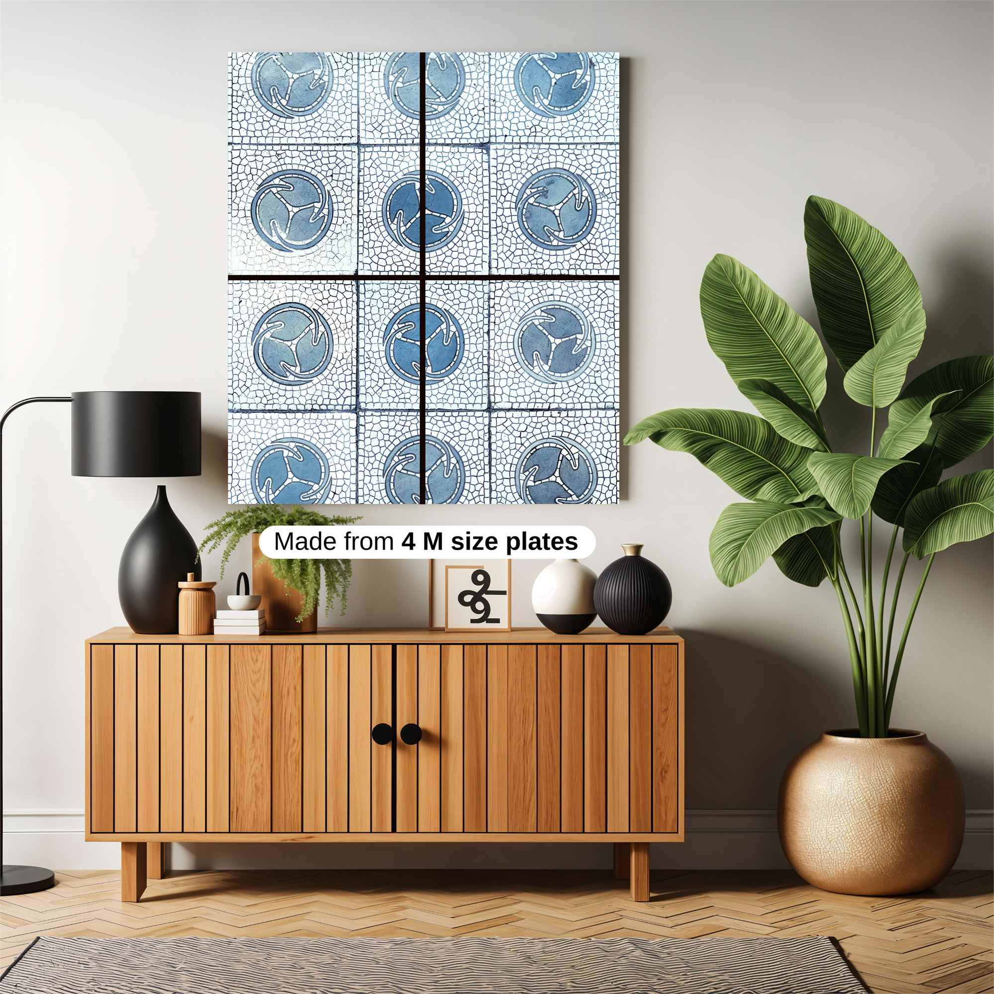 Mosaic Whimsy Safe Wall Magnetic / M