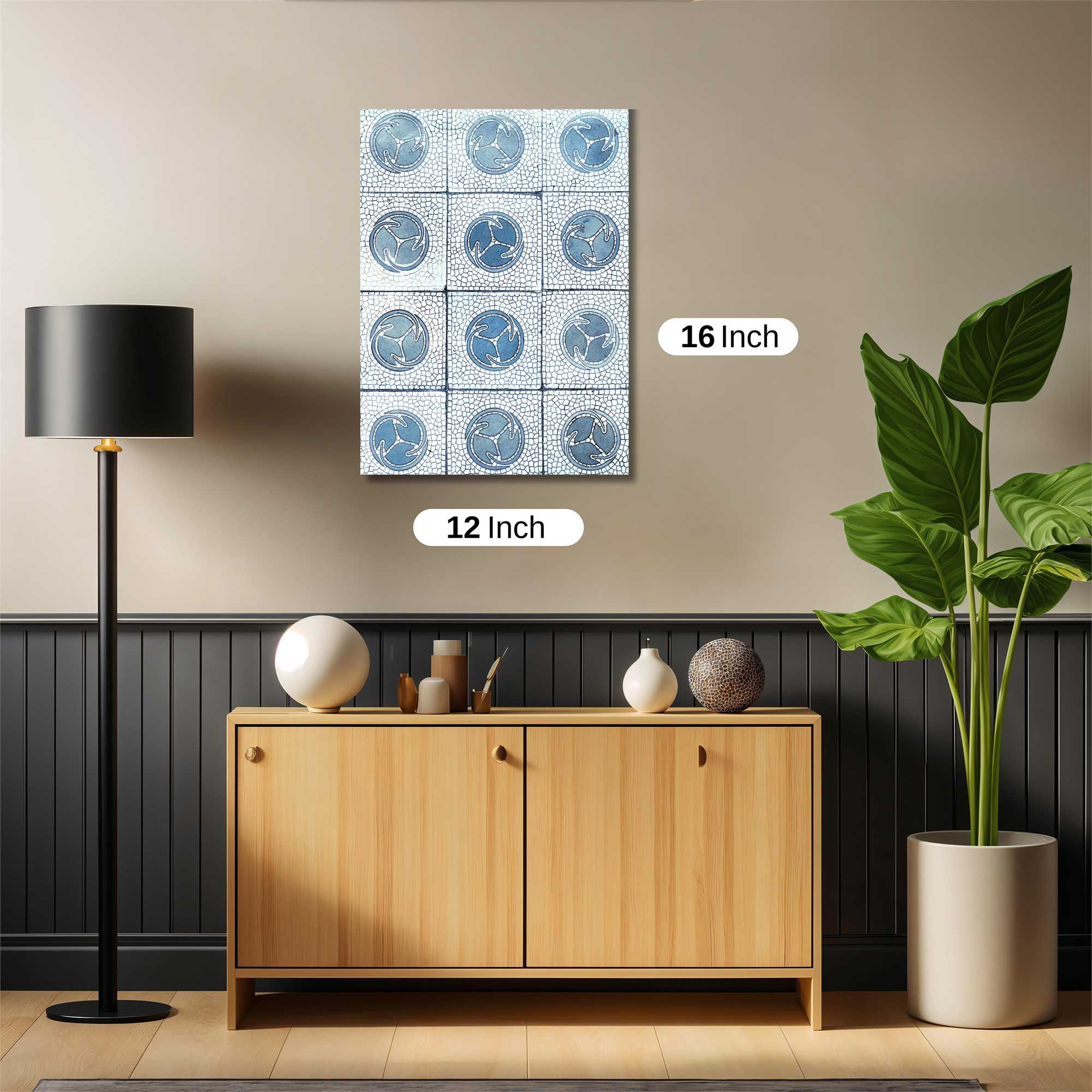 Mosaic Whimsy Safe Wall Magnetic / M