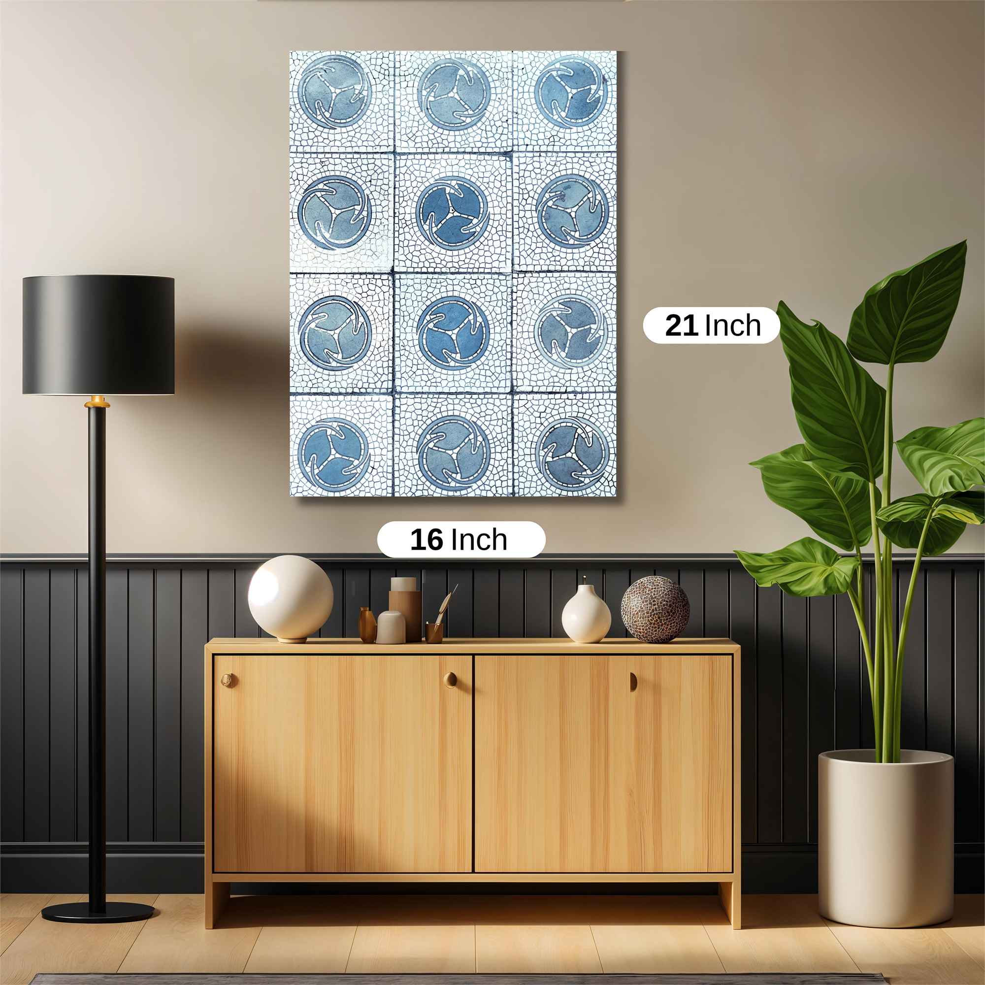 Mosaic Whimsy Safe Wall Magnetic / M
