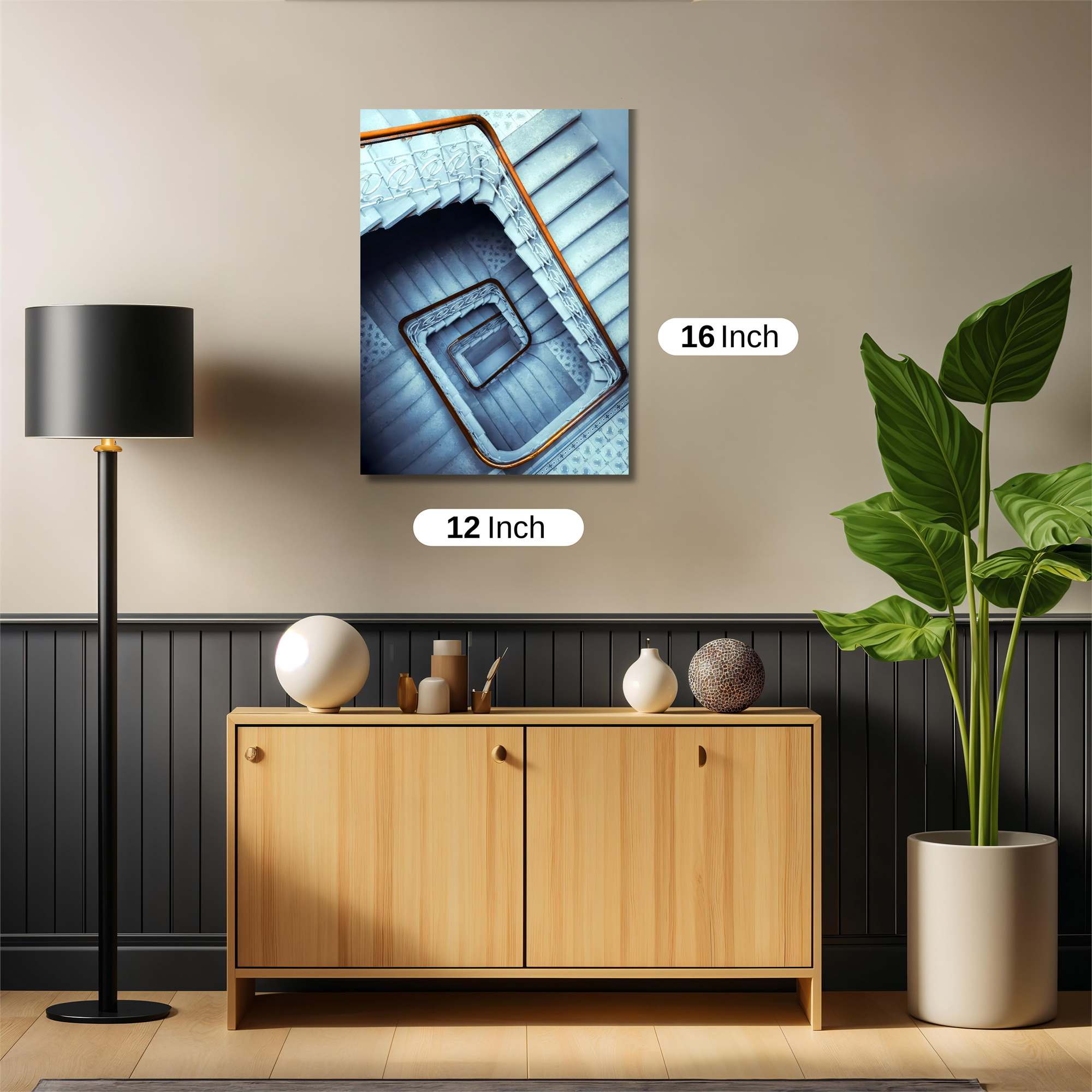 Spiral Serenity Safe Wall Magnetic / M