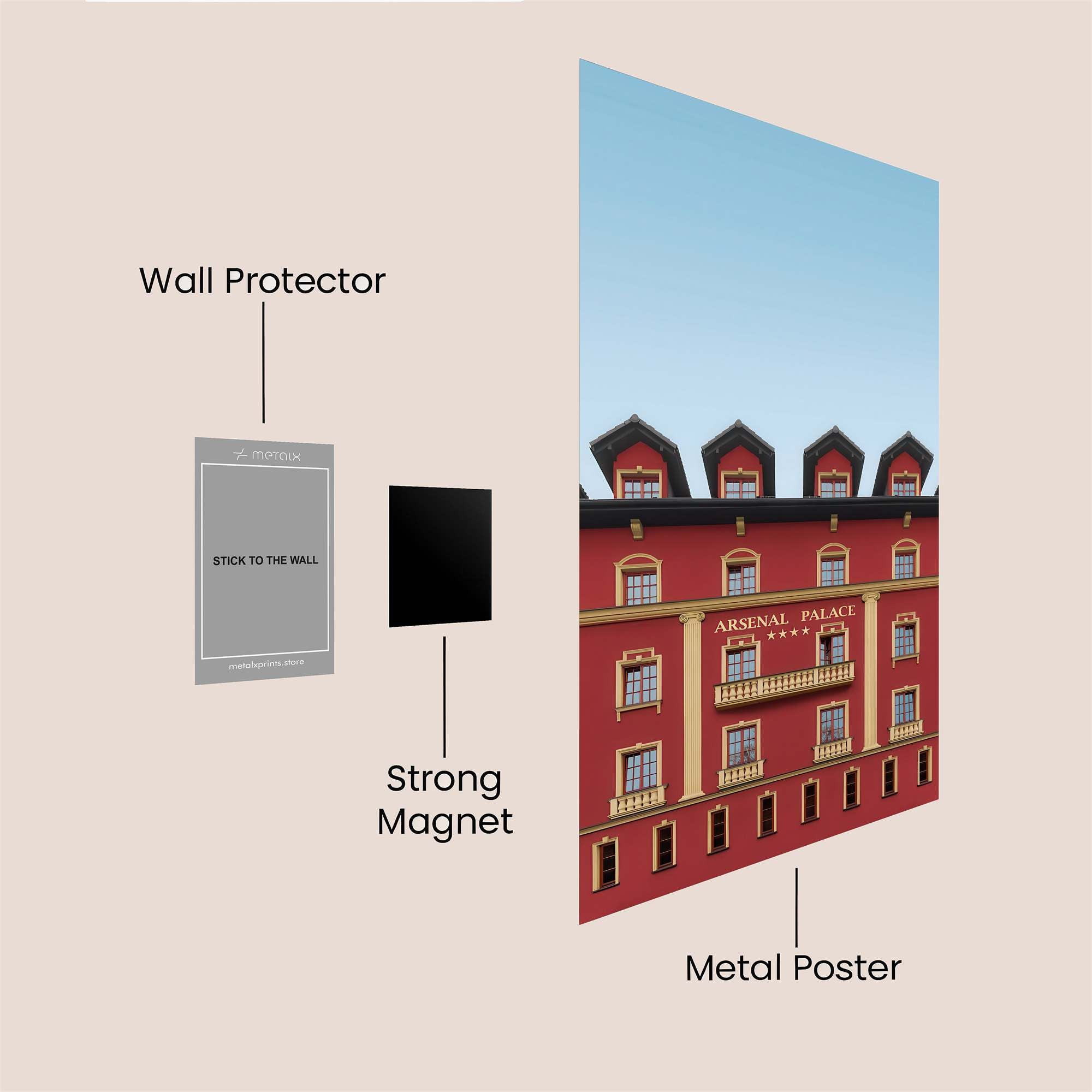 Arsenal Elegance Safe Wall Magnetic / M