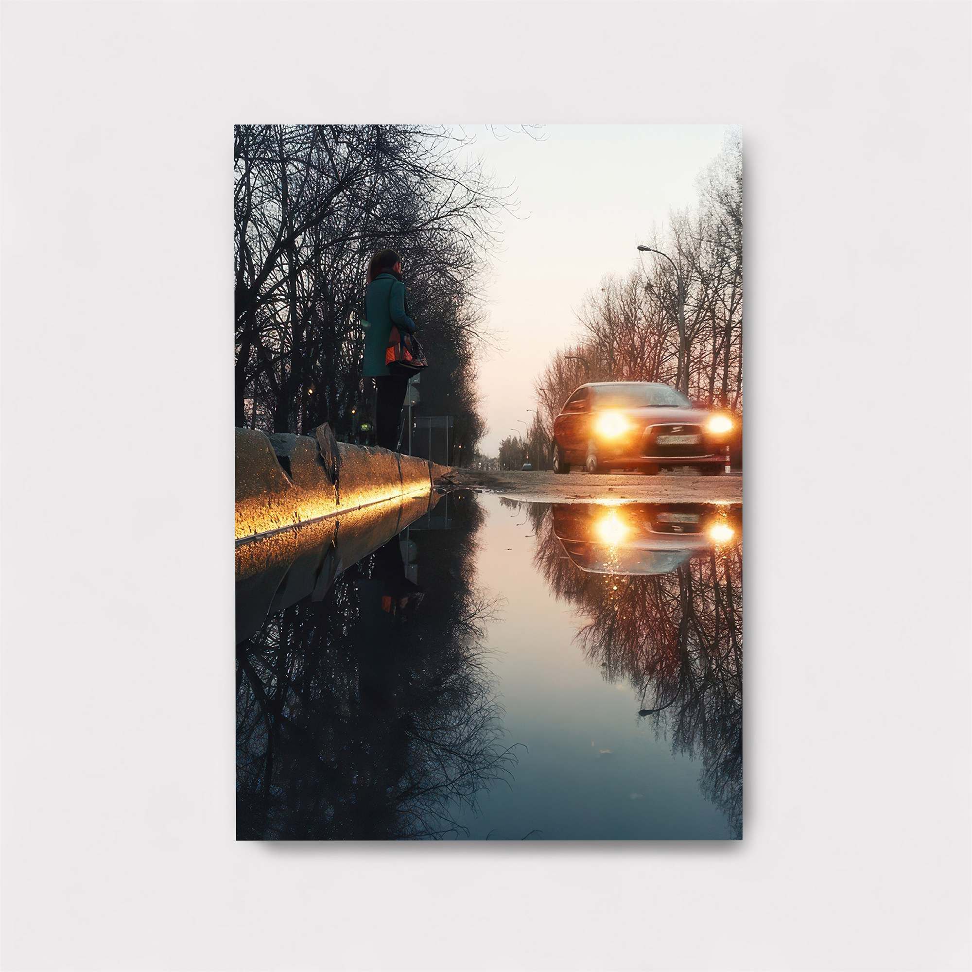 Sunset Reflection Safe Wall Magnetic / M