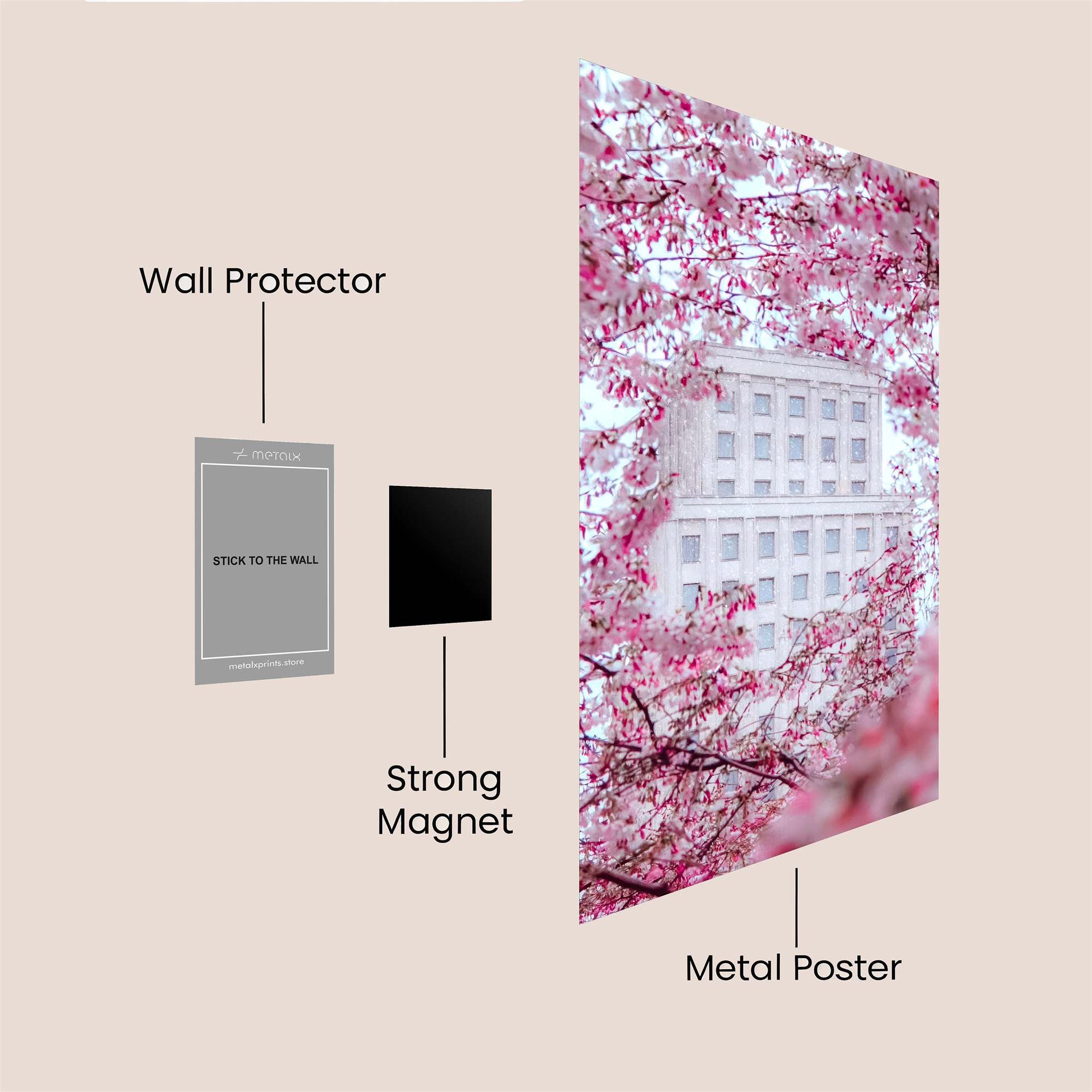 Building Serenity Safe Wall Magnetic / M