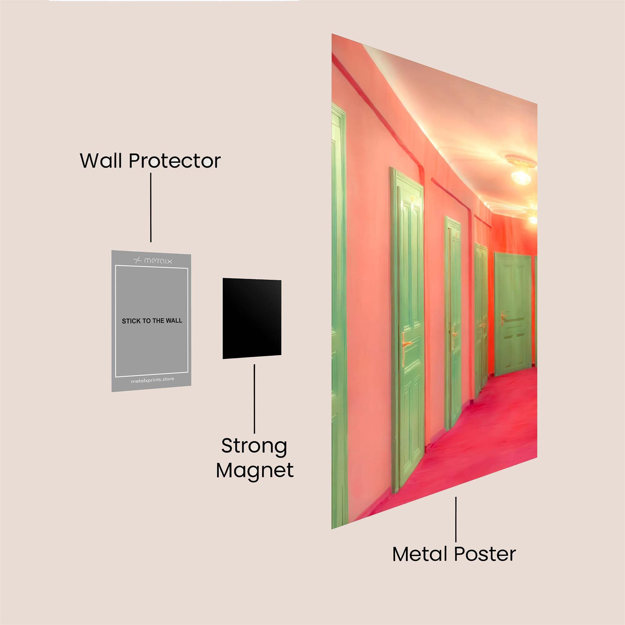 Corridor Enigma Safe Wall Magnetic / M