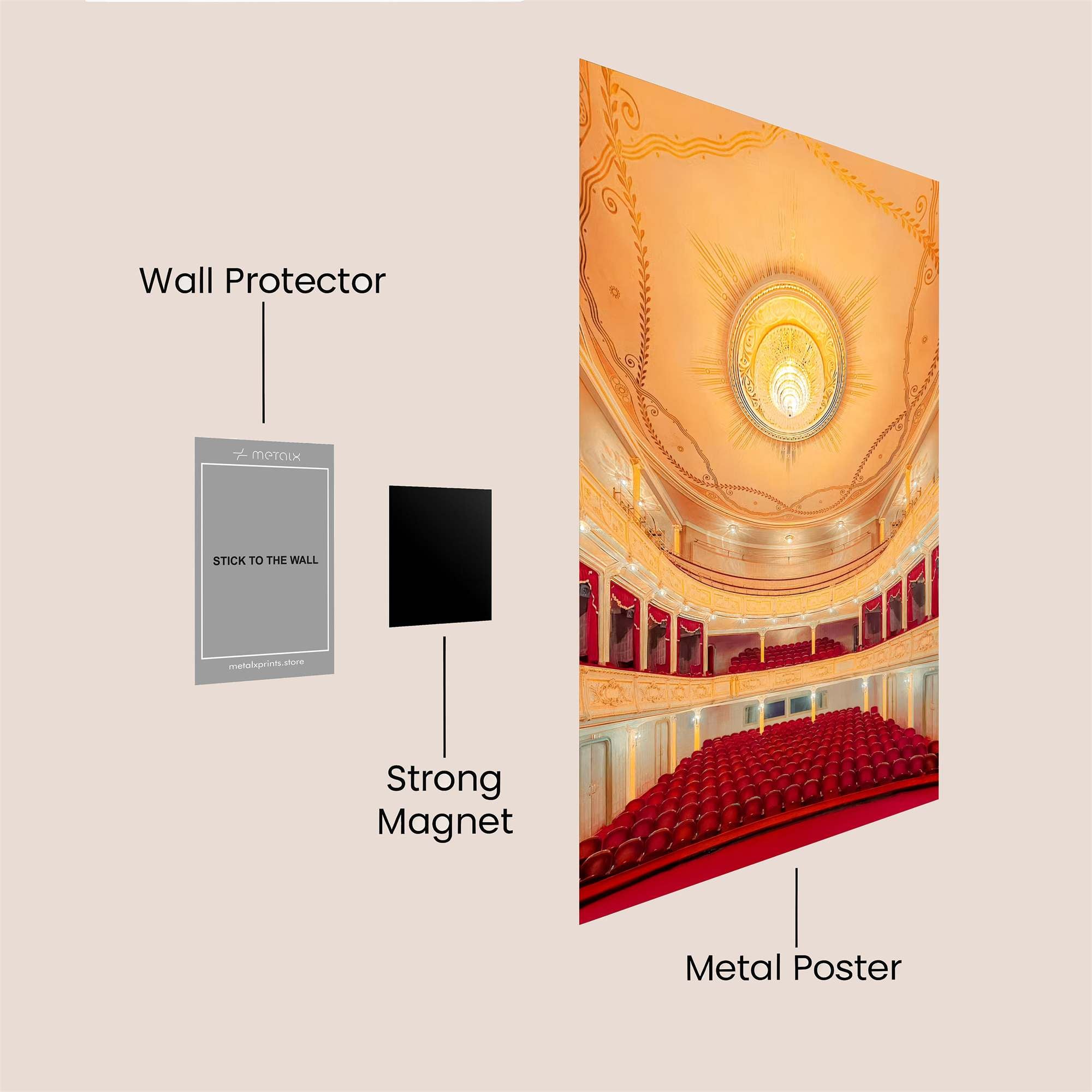 Opera Enchanting Safe Wall Magnetic / M